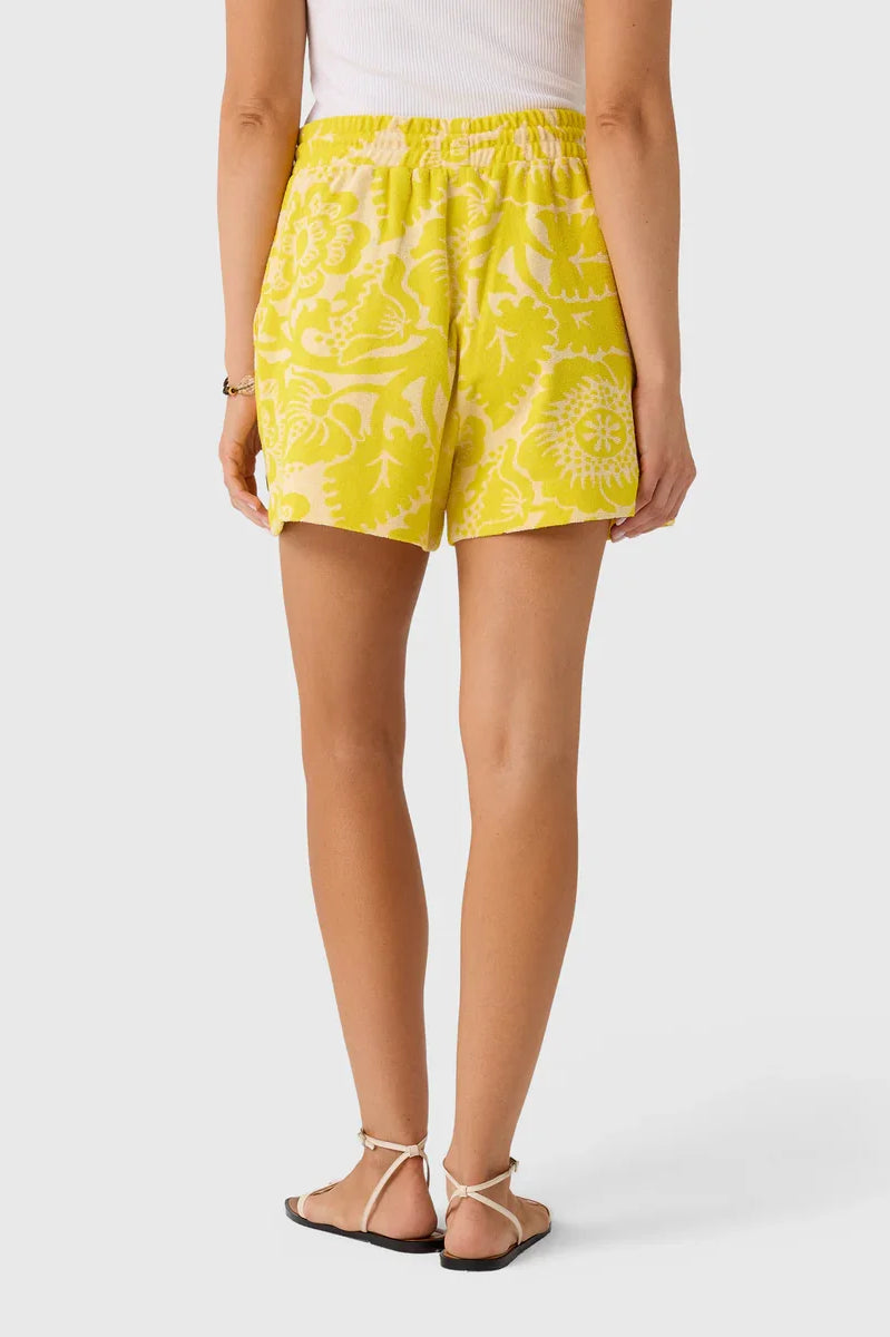Jorton Towel Jersey Shorts - Amalfi Lemon