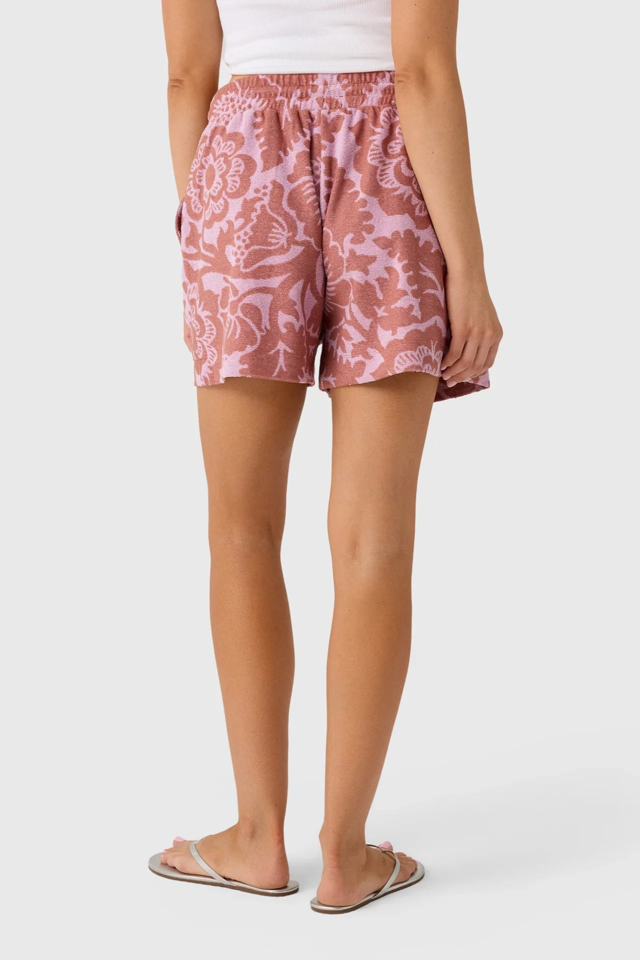 Jorton Towel Jersey Shorts - Violette