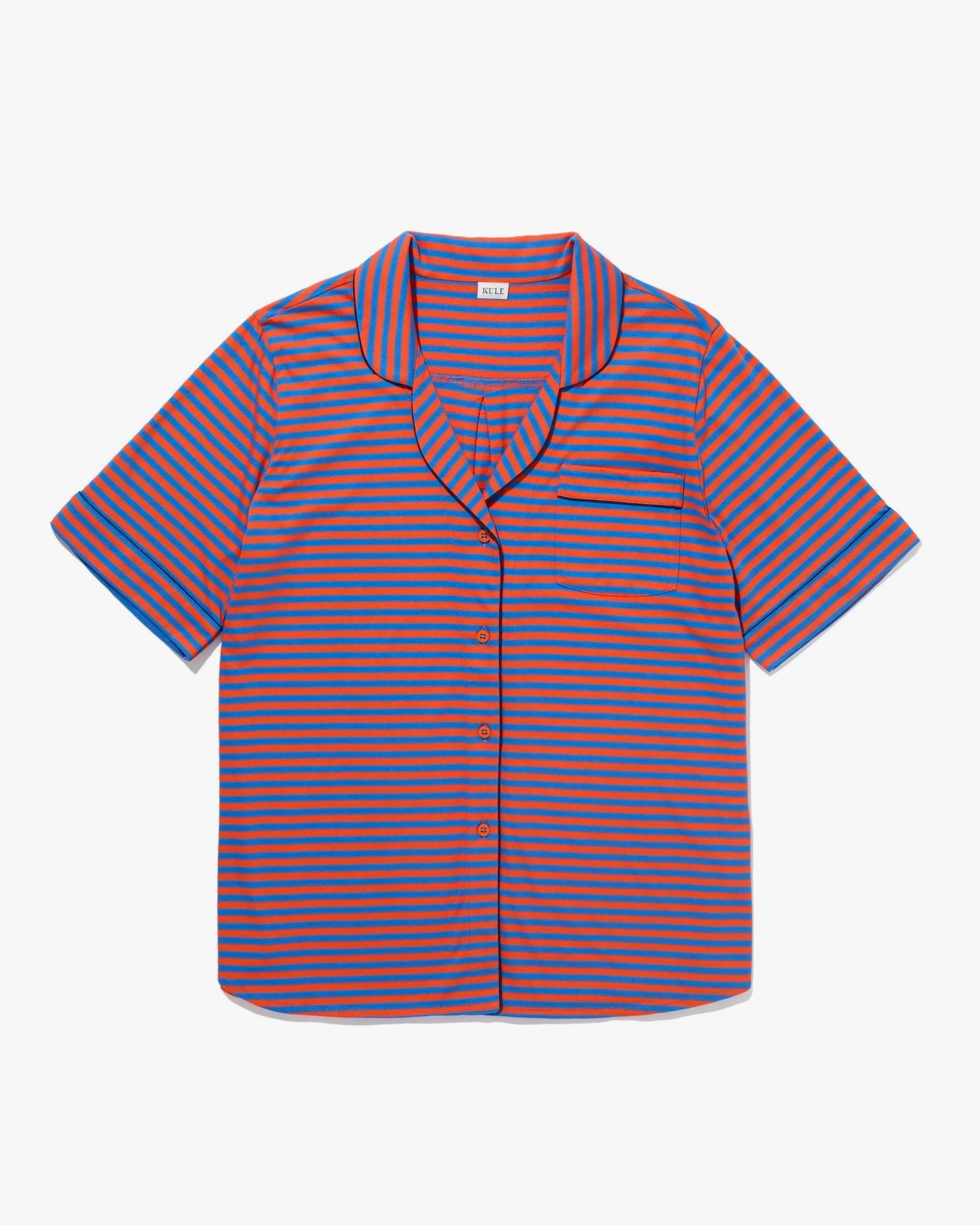 the Short PJ Set - Poppy/Royal