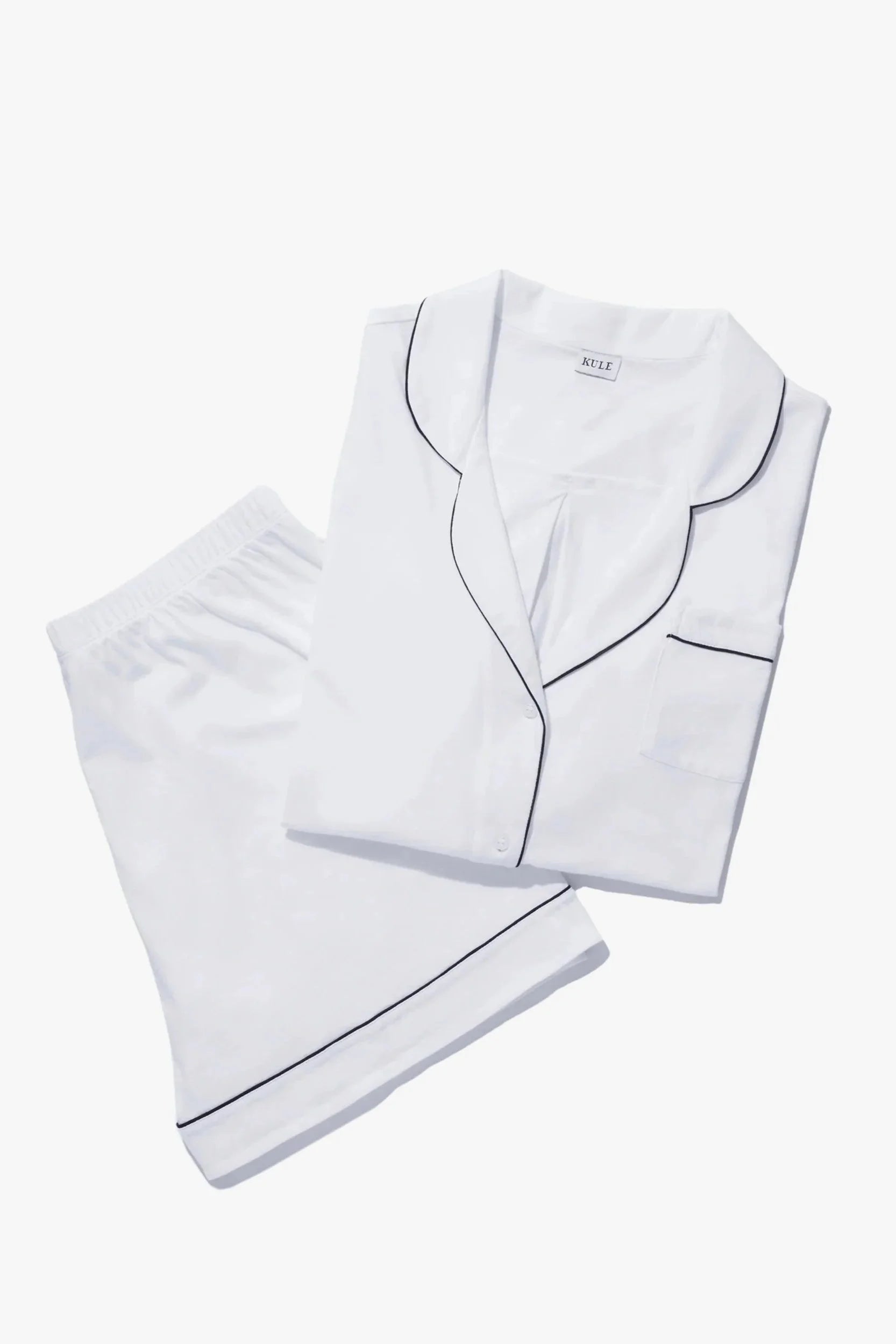 the Short PJ Set - White