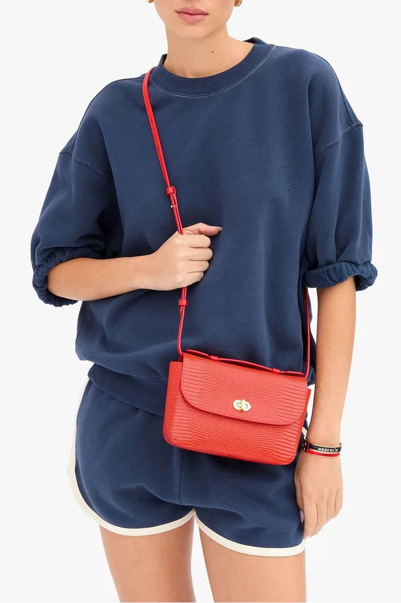 Kathryn Glossy Lizard - Red