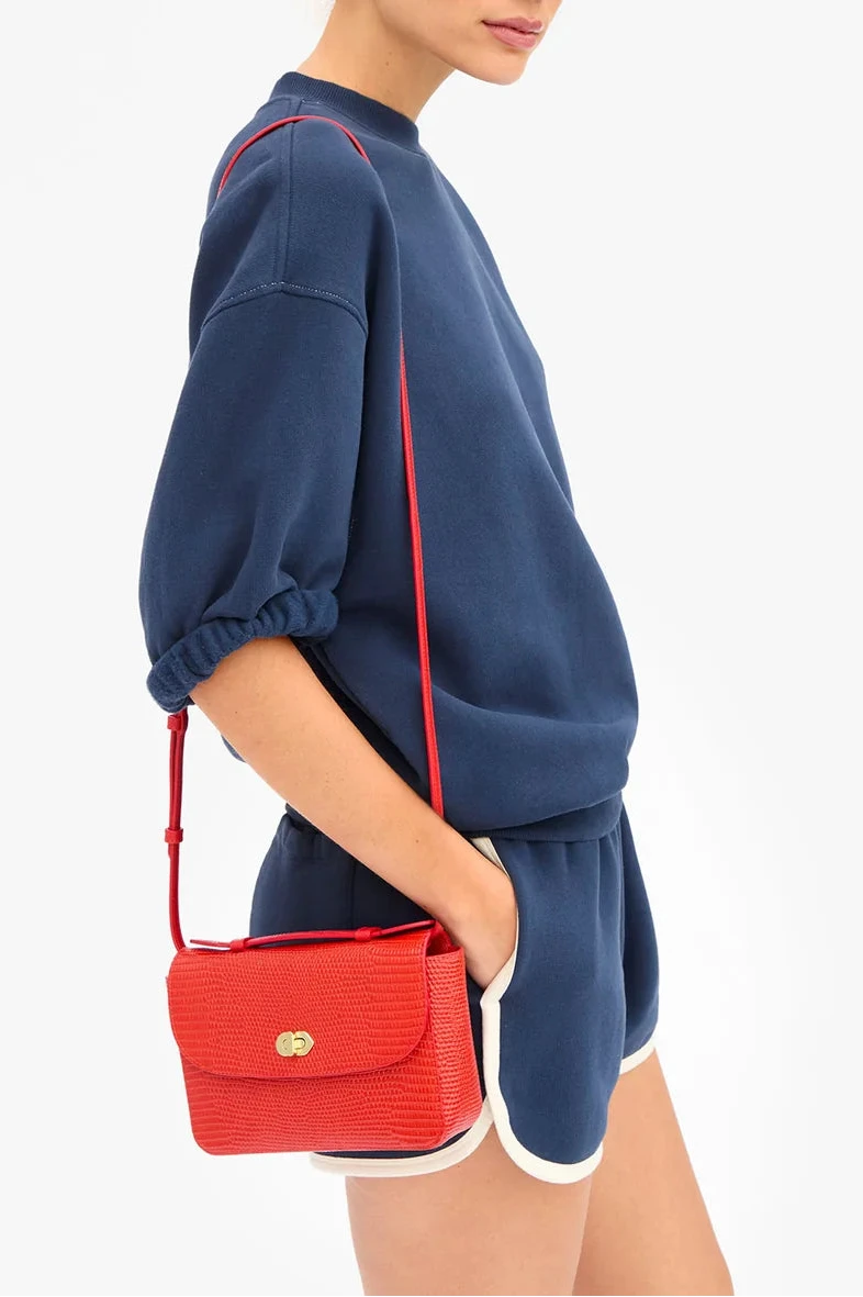 Kathryn Glossy Lizard - Red