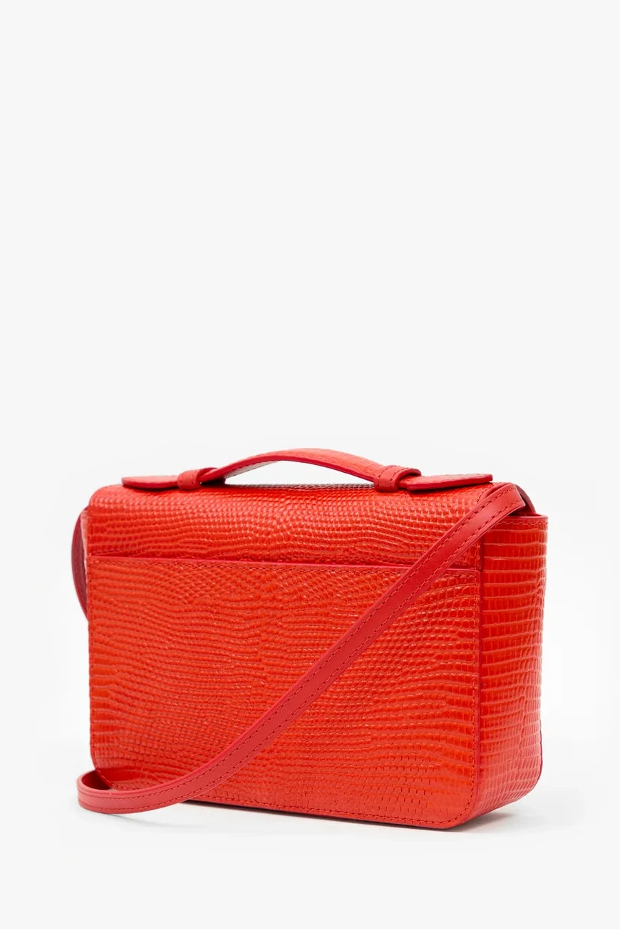 Kathryn Glossy Lizard - Red