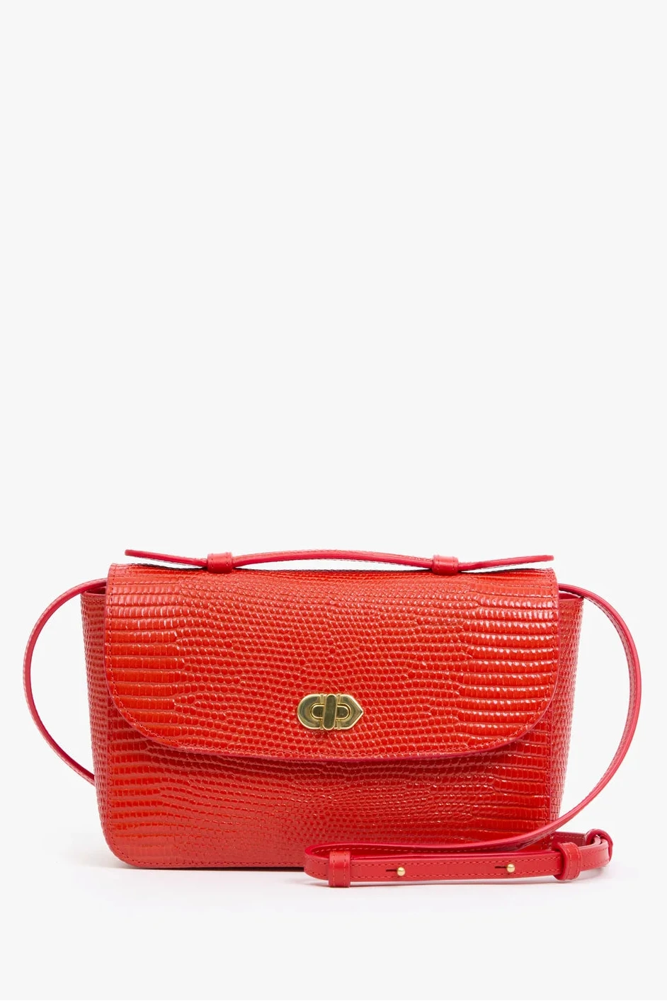 Kathryn Glossy Lizard - Red