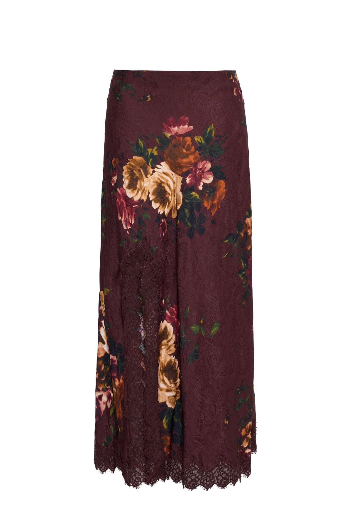 Lou Skirt - Ariana Flora Merlot