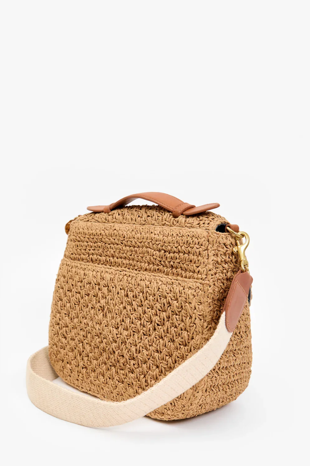 Louis w/ Top Handle - Palm Twisted Raffia