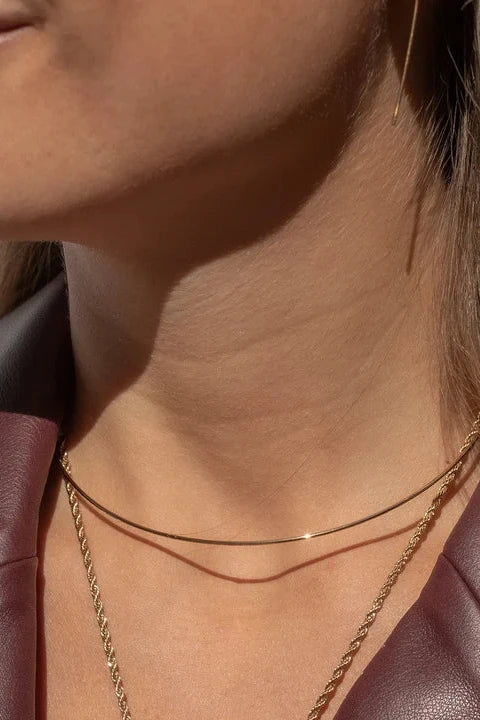 Monet Choker Necklace Gold
