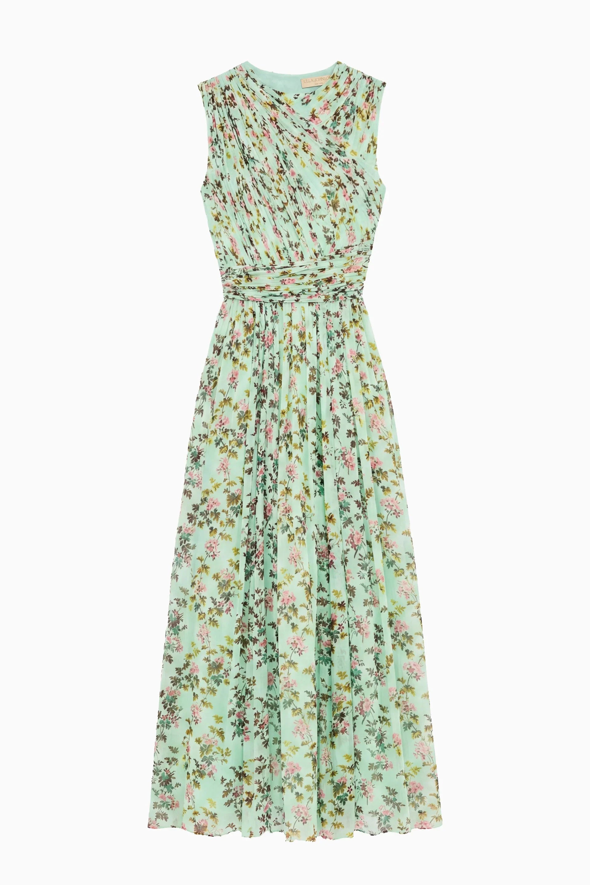 Celestina SL Silk Dress - Opaline