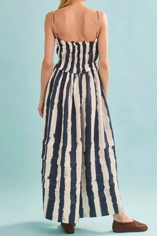 Larkin Dress - Lighthouse Stripe Navy