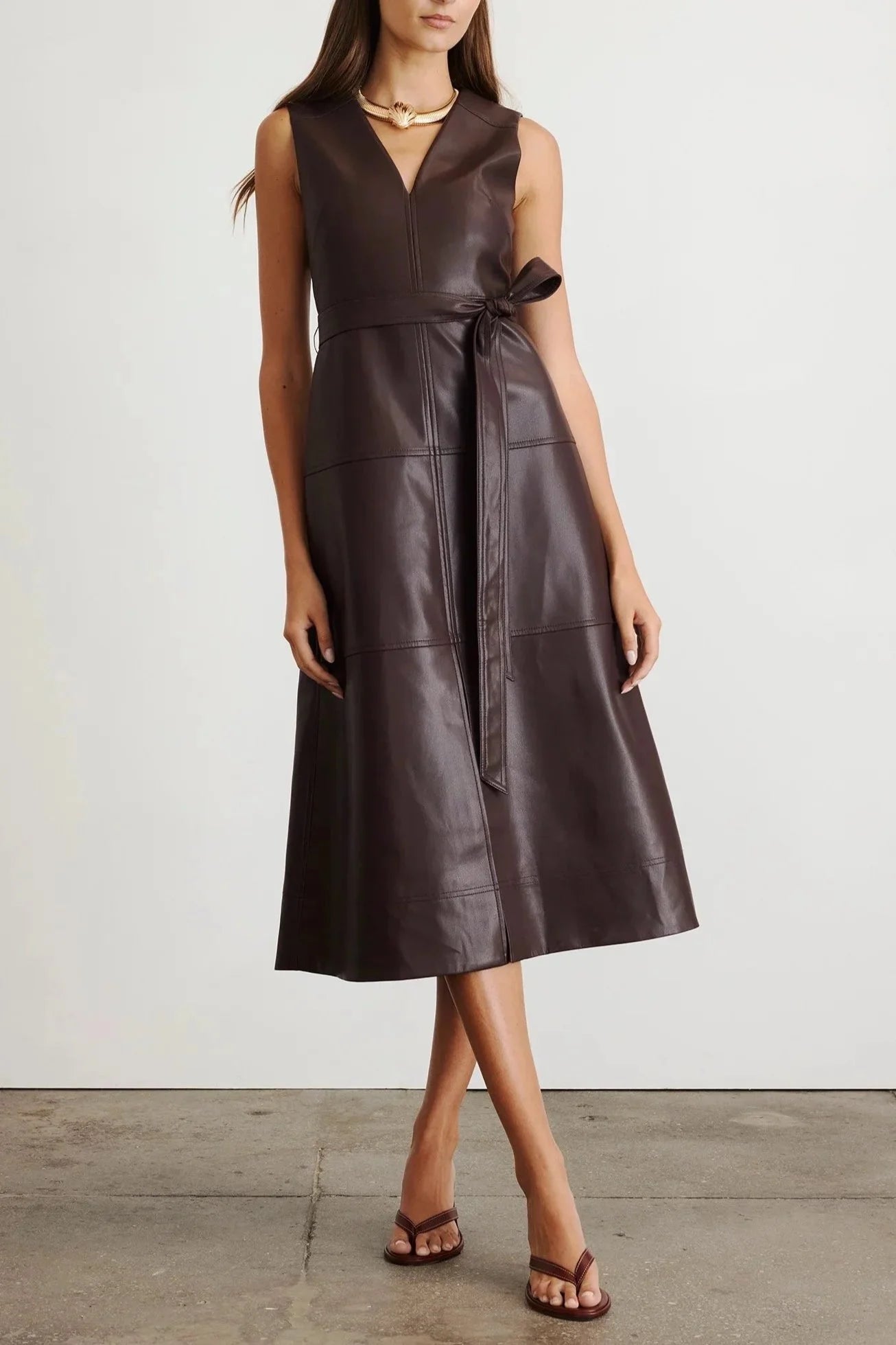 Reinella Dress - Oxblood