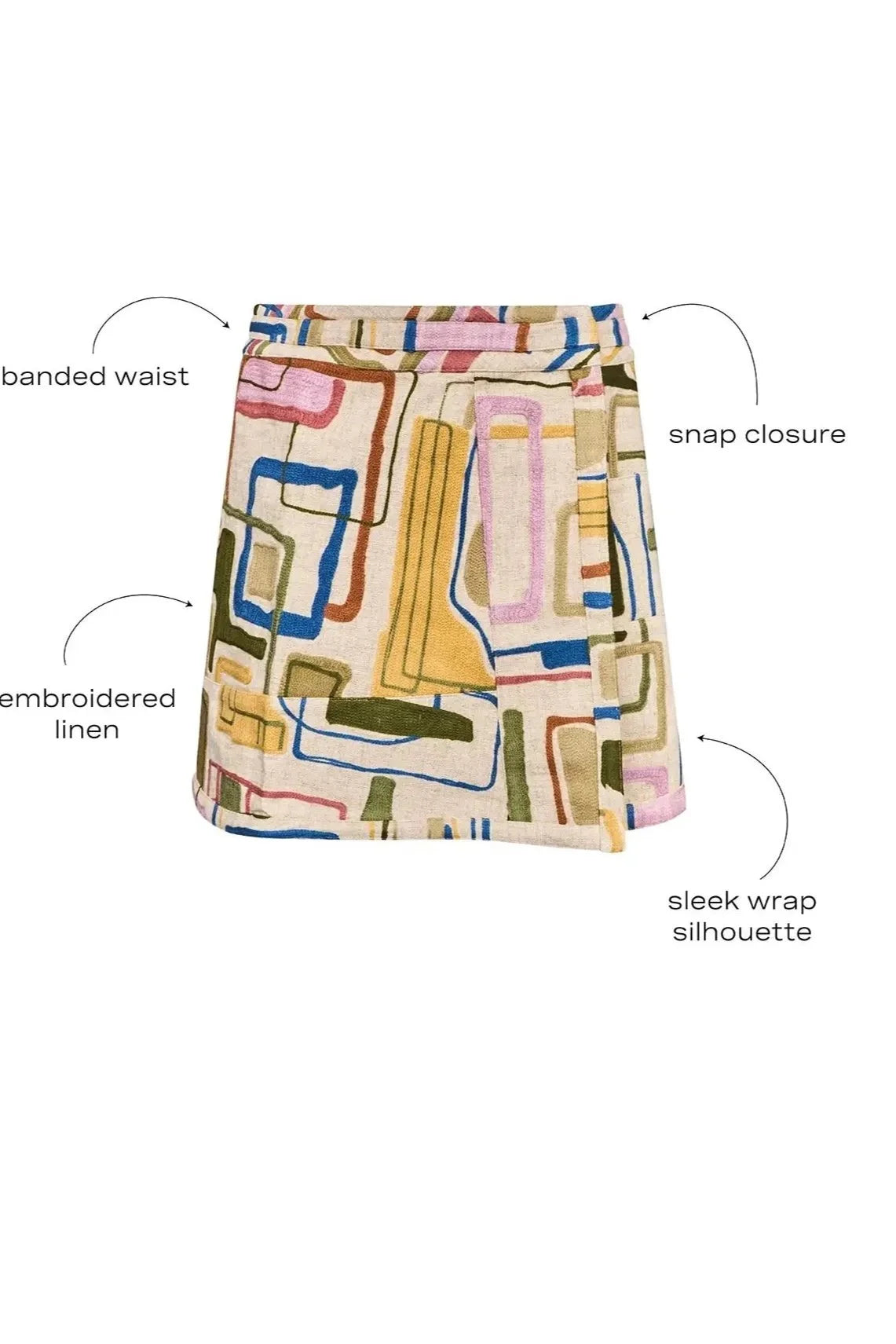 Powell Skirt - Montauk Tapestry
