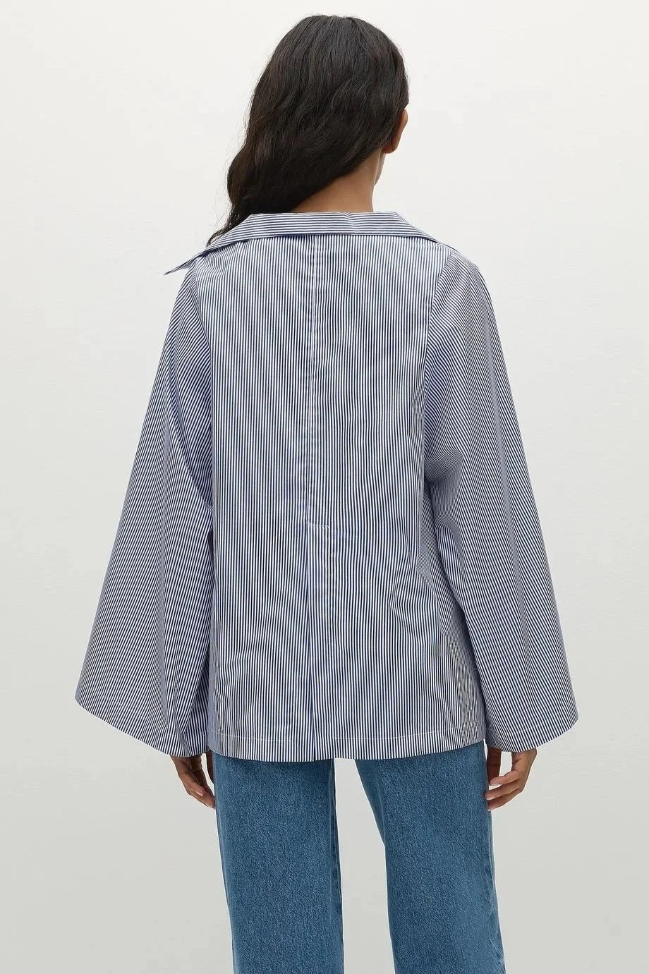 Gaia Top - Helle Stripe Vintage Navy