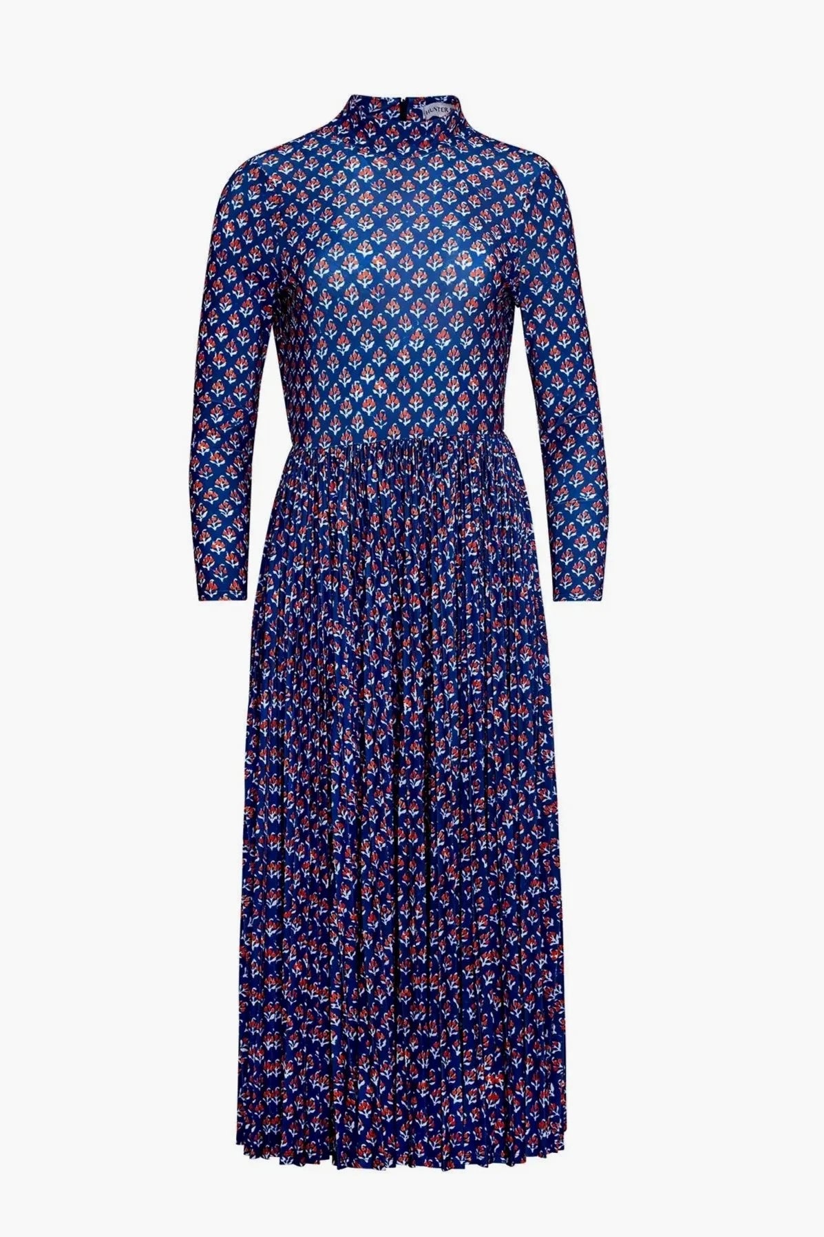 Sabine Dress - Autumn Fleur Navy