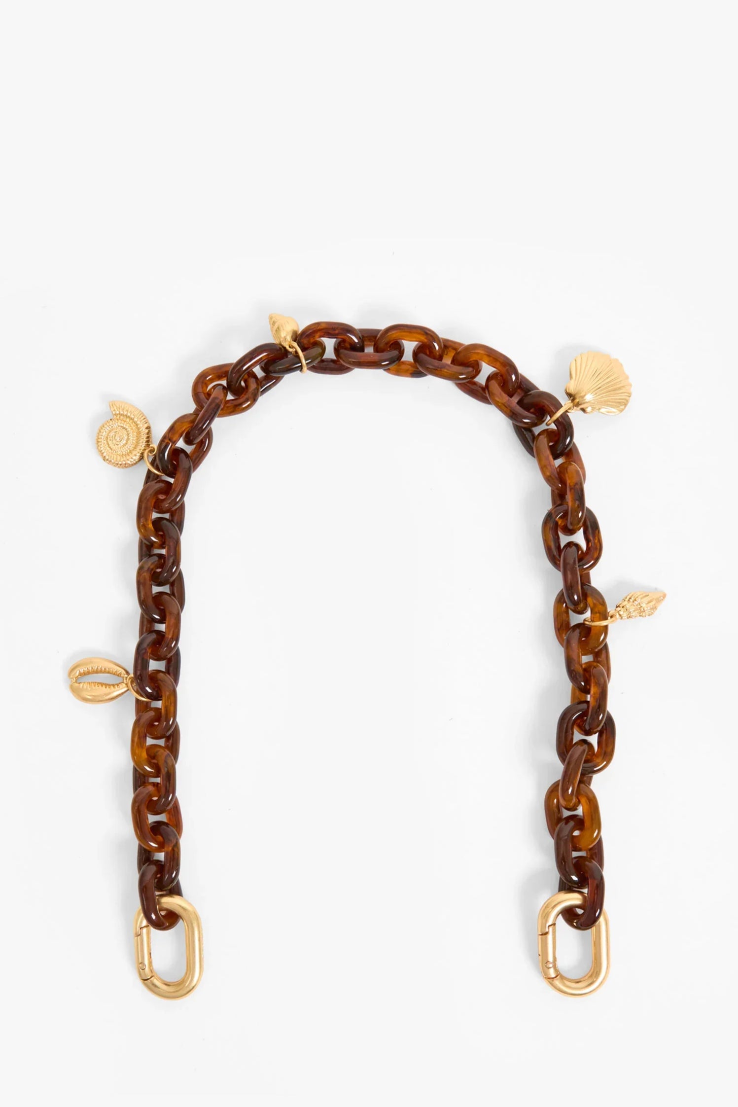 Shortie Strap - Tortoise Resin w/ Sea Charms
