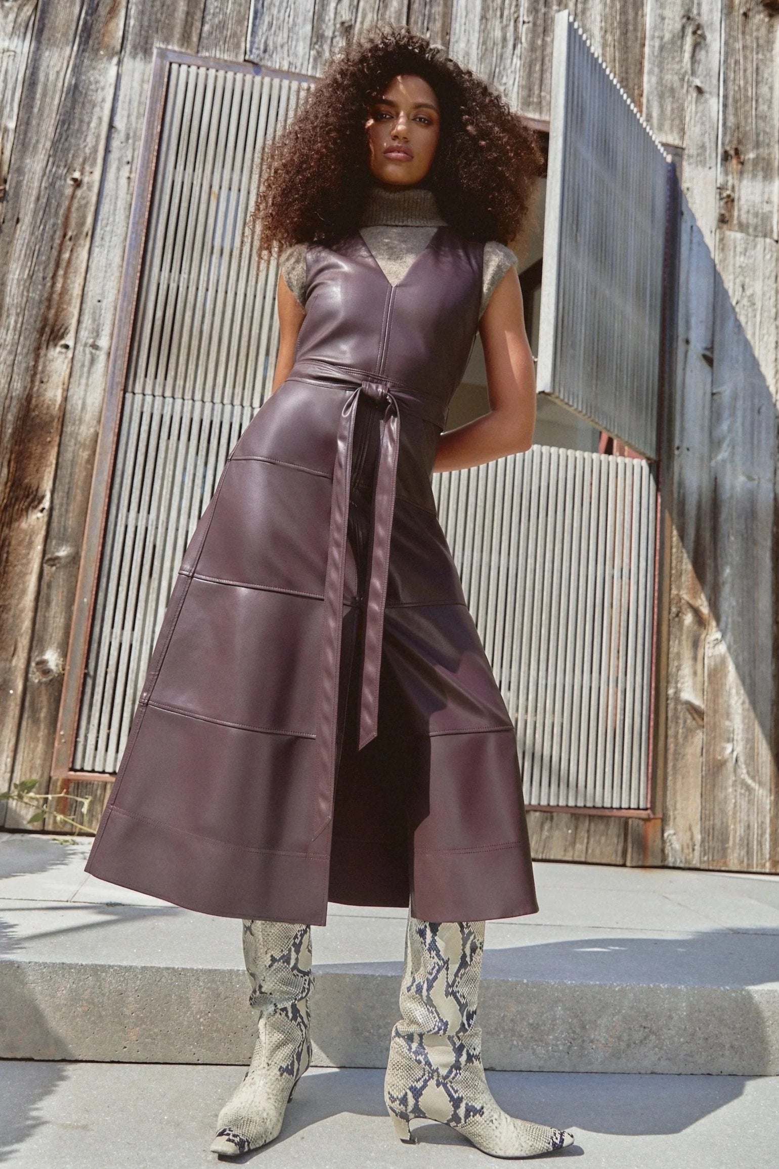 Reinella Dress - Oxblood