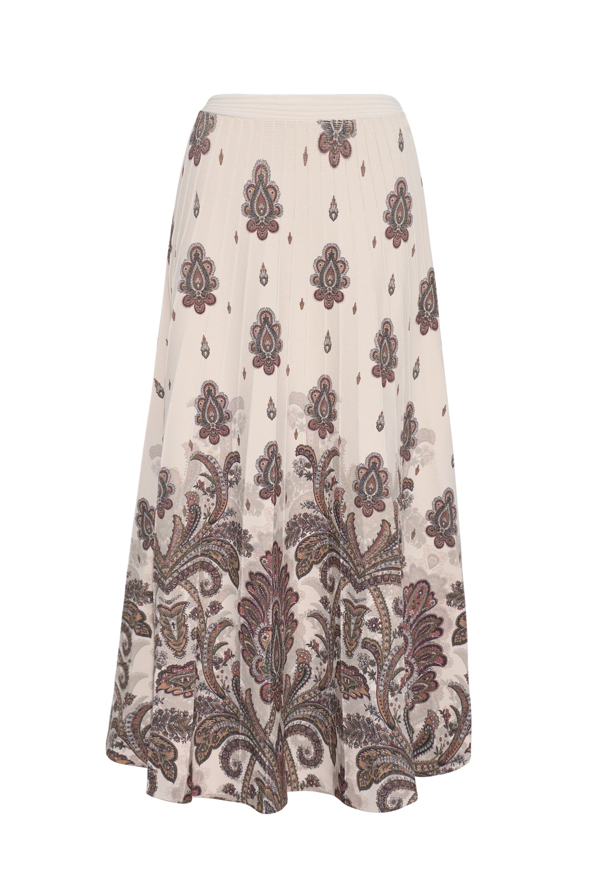 Tavira Skirt - Castle Paisley Ivory
