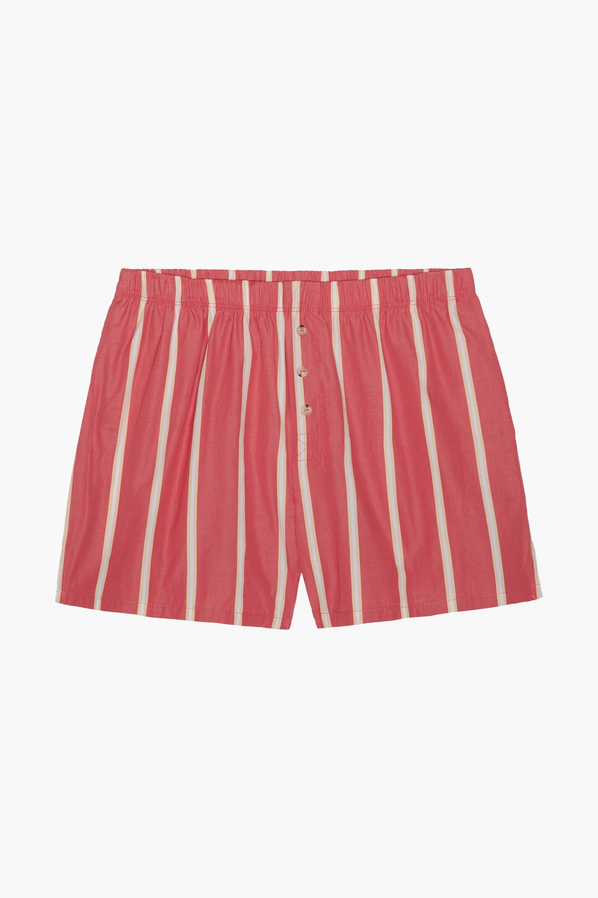 The Pop Stripe Boxer - Raspberry