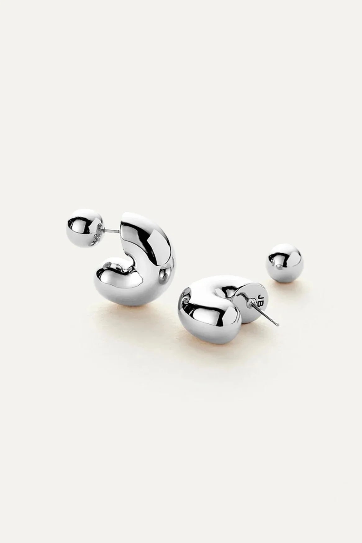 Tome Hoop Small - Silver