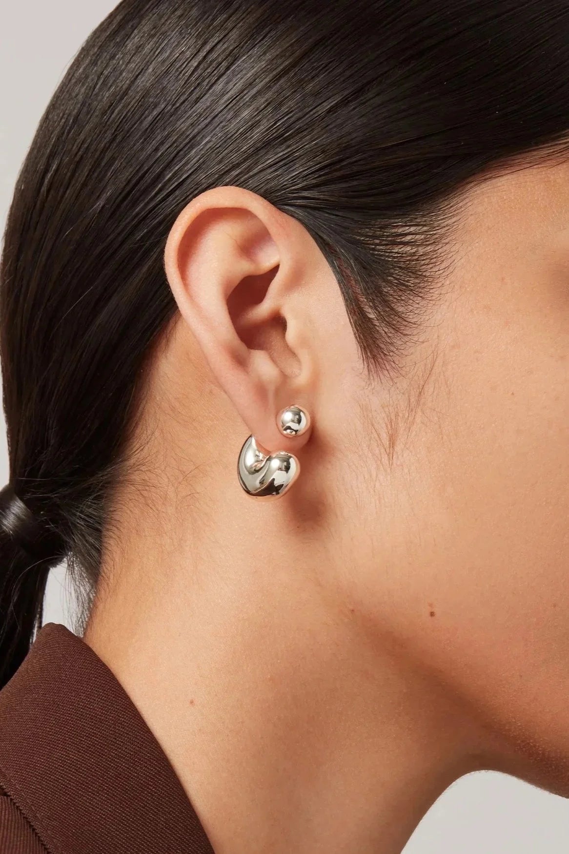 Tome Hoop Small - Silver