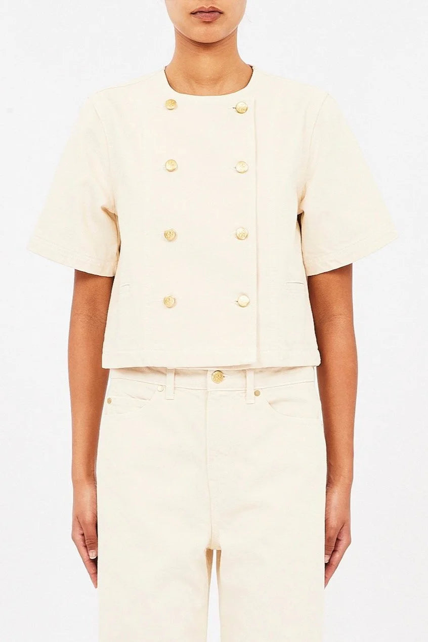 The Serge Short Sleeve Jacket - Birch