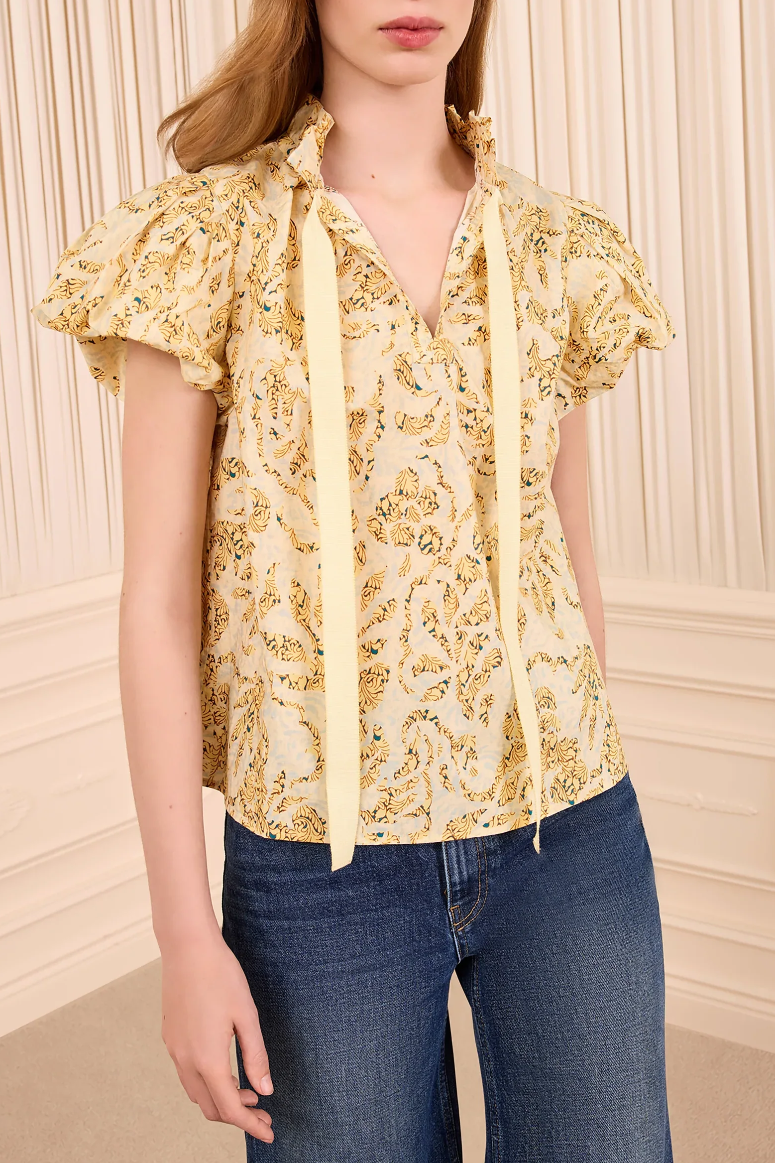 Estela SS Cotton Top - Chamomile