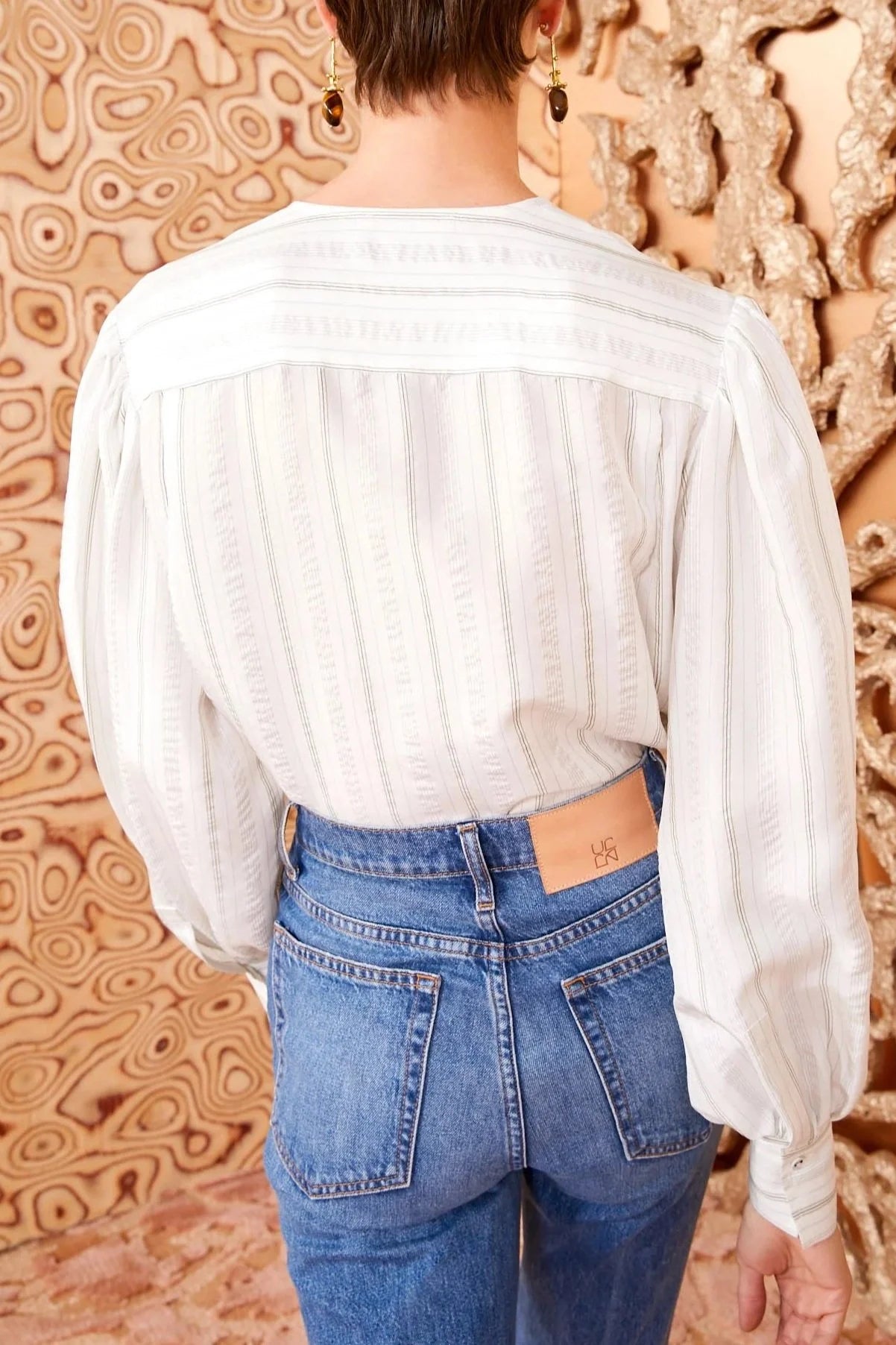 Adelaide Blouse - Chalk