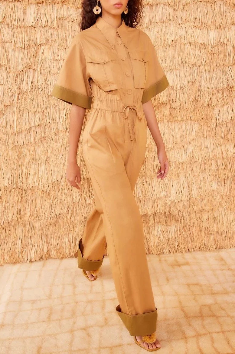 Franz Jumpsuit - Sahara Colorblock