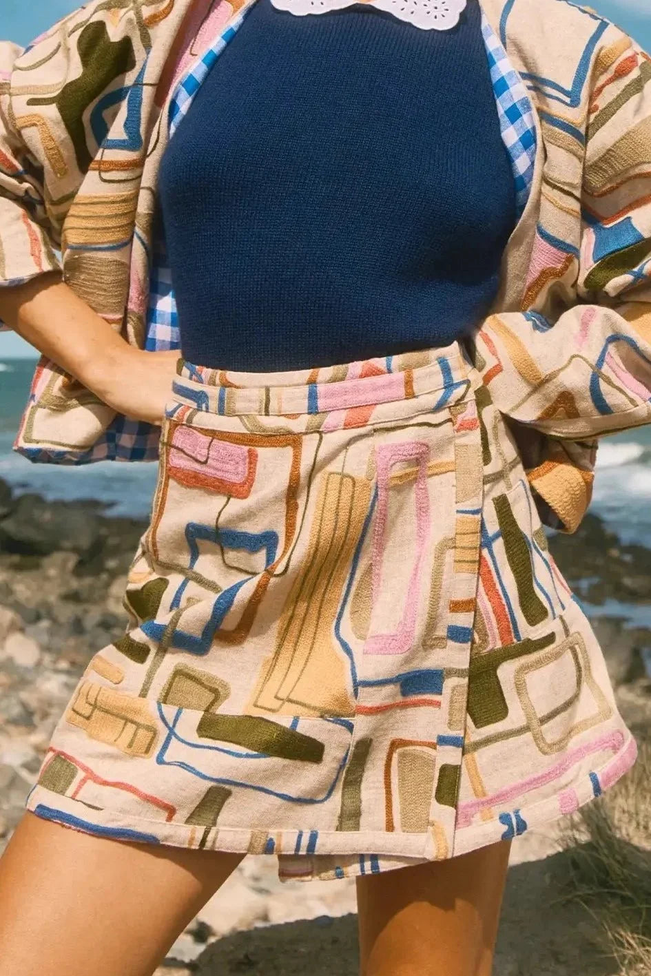 Powell Skirt - Montauk Tapestry