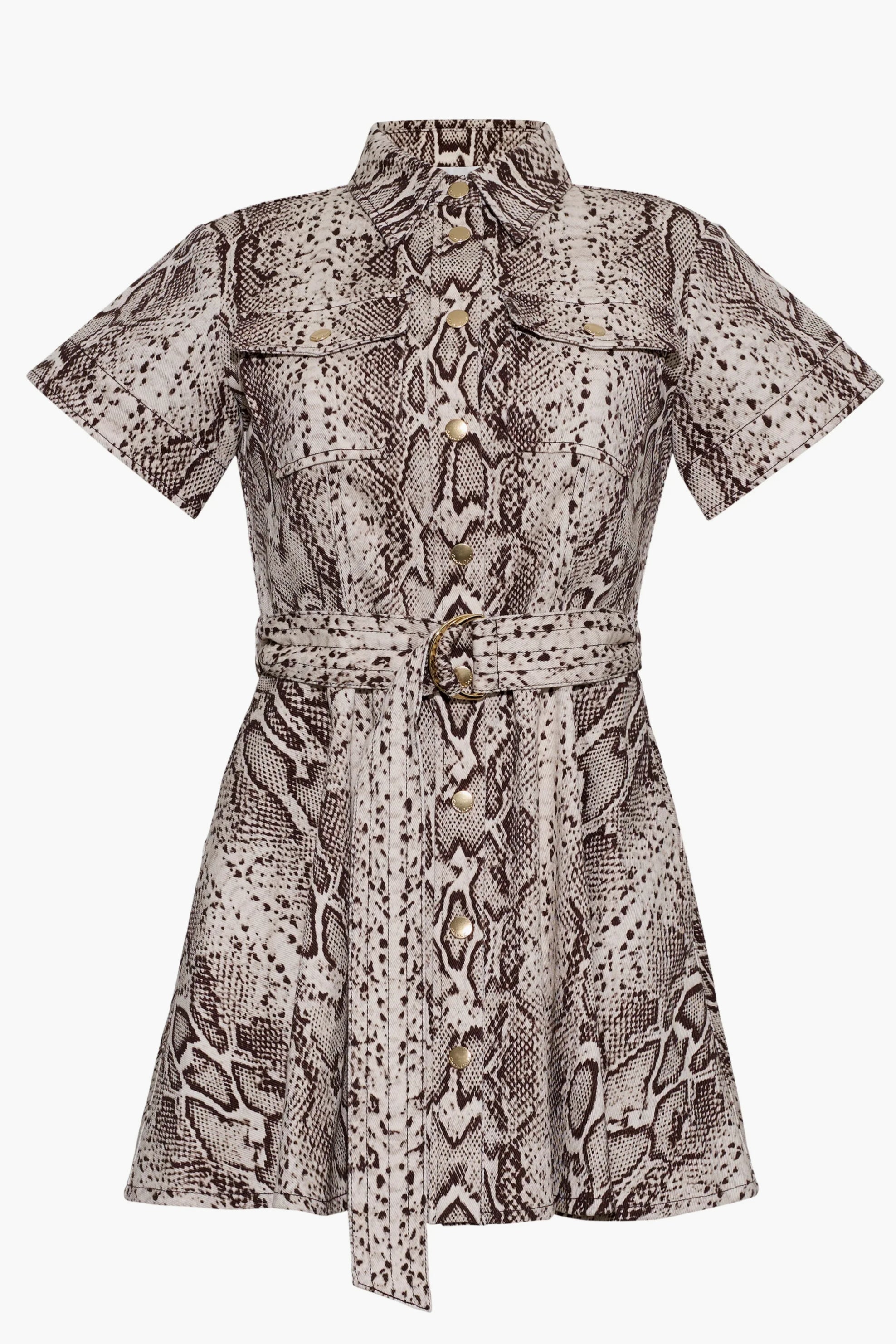 Walter Dress - Classic Snake Grey