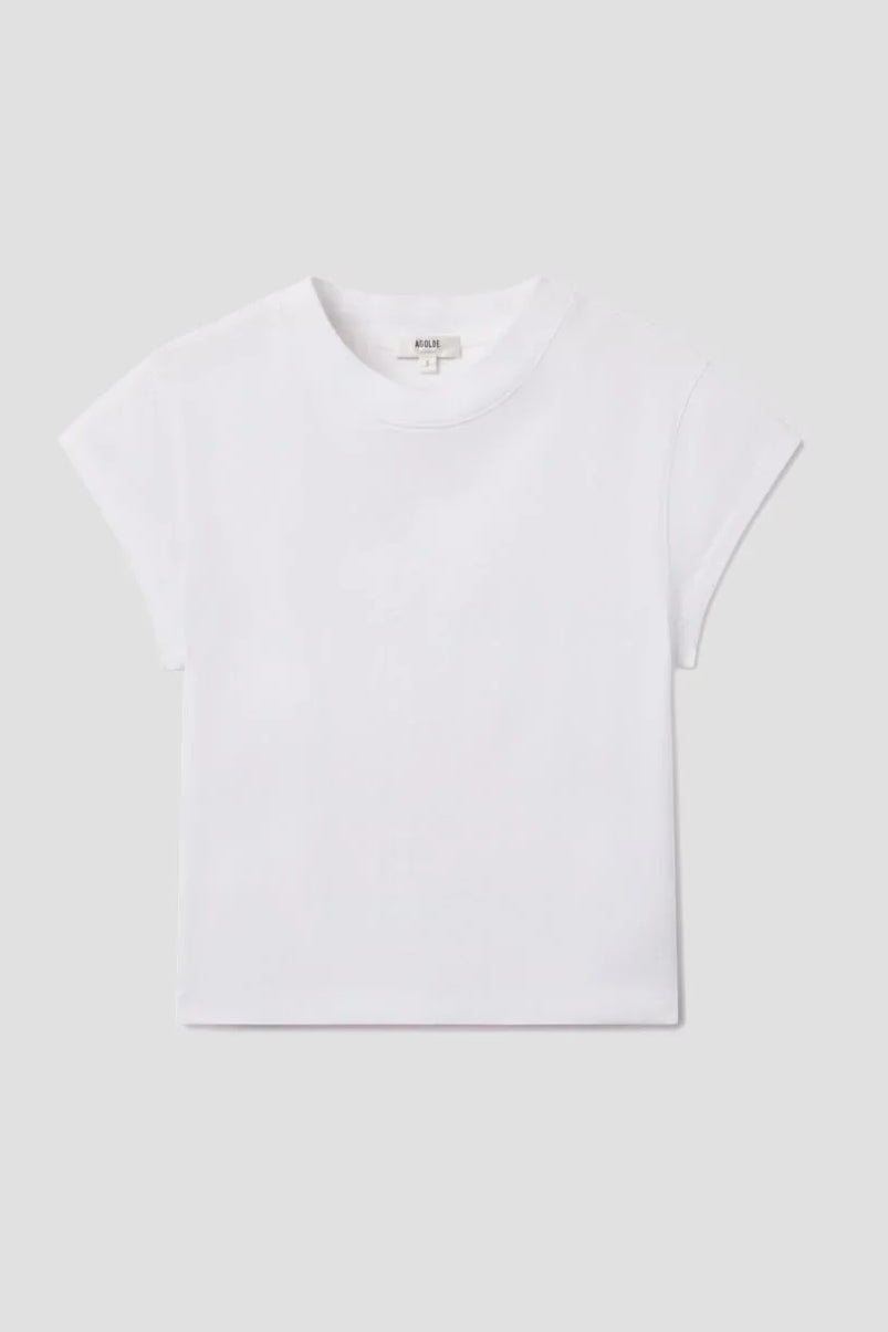 Bryce Cap Sleeve Tee - White