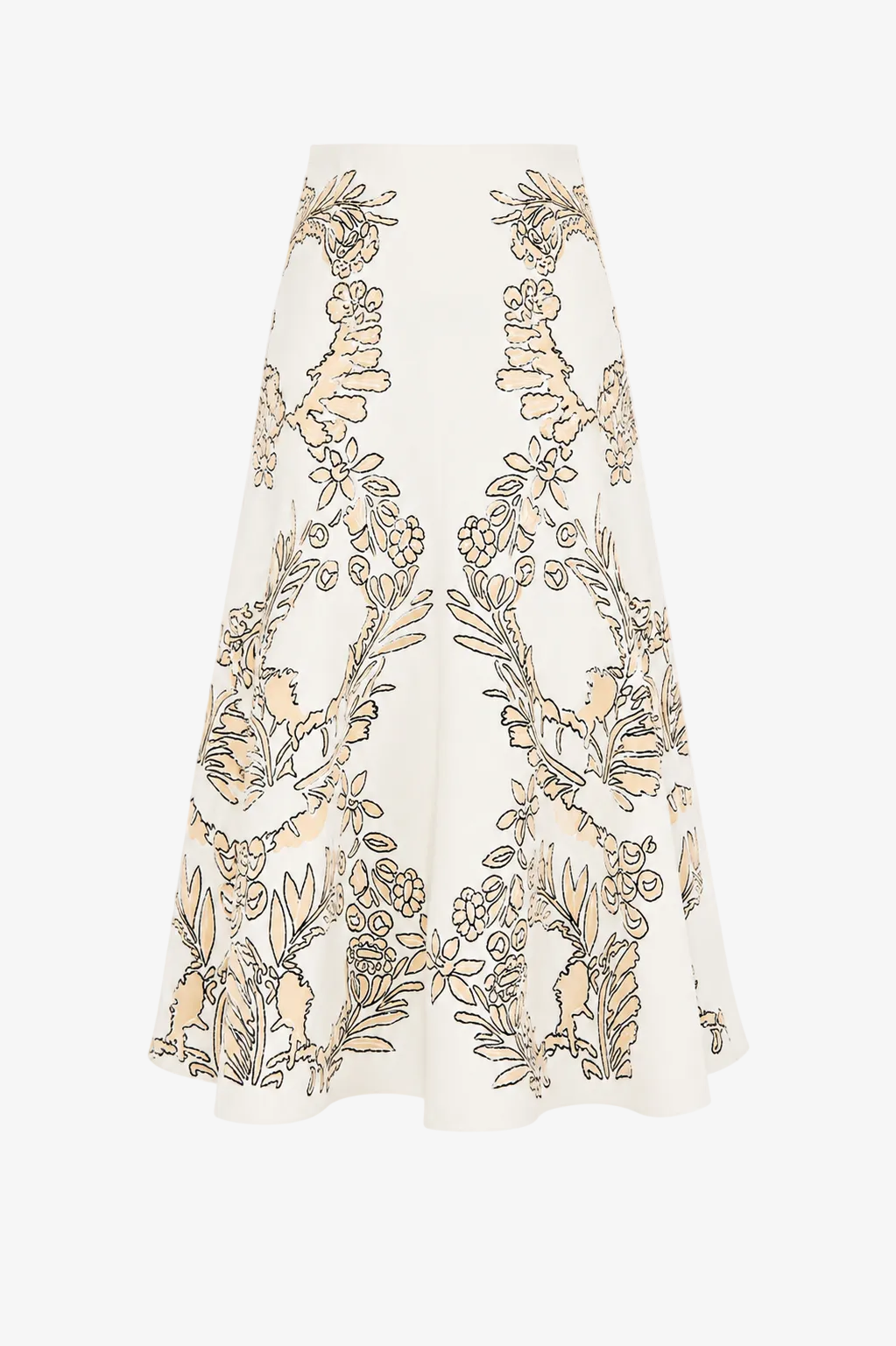 Athena Jacquard Skirt - Chamomile