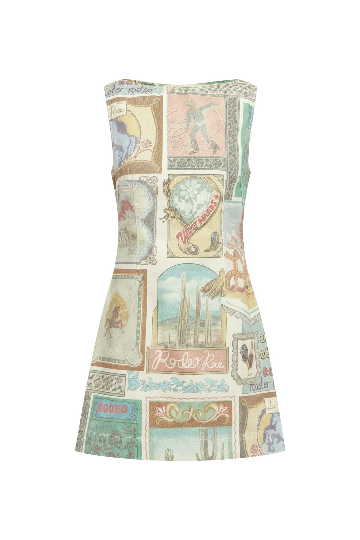 Andie Denim Mini Dress - Multi