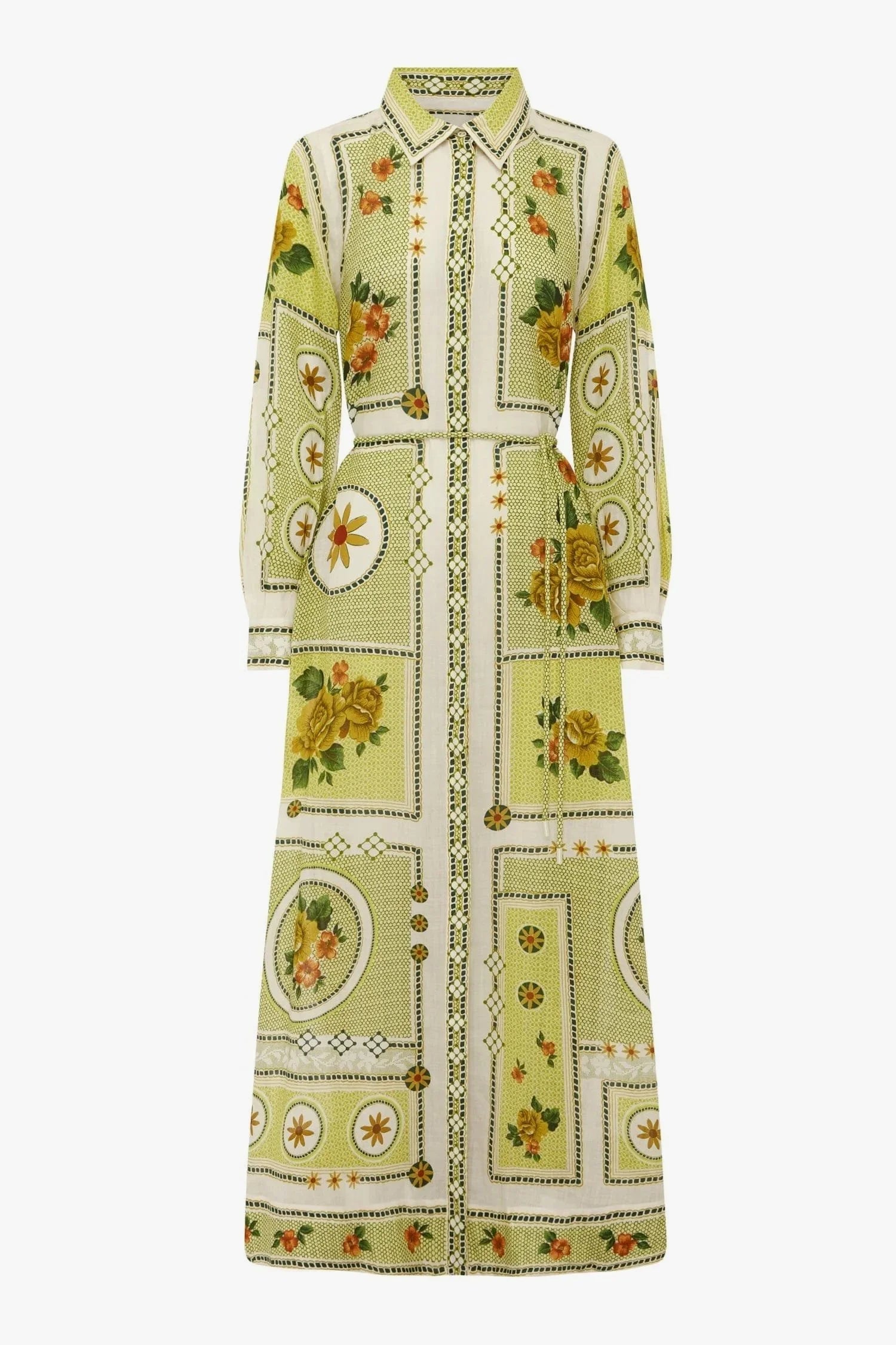 Dixie Shirtdress - Citrus