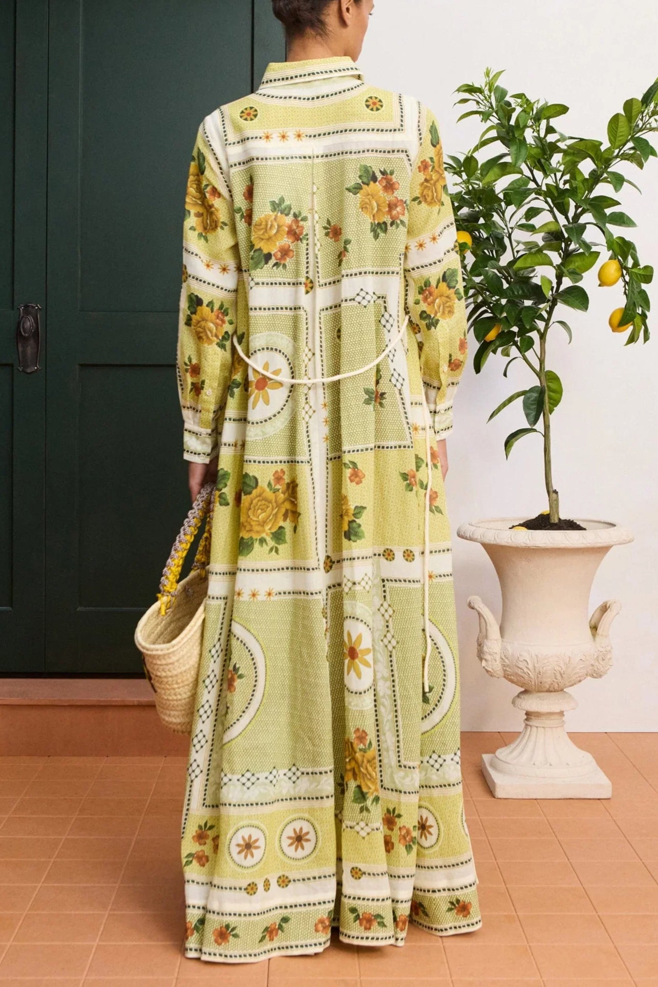 Dixie Shirtdress - Citrus