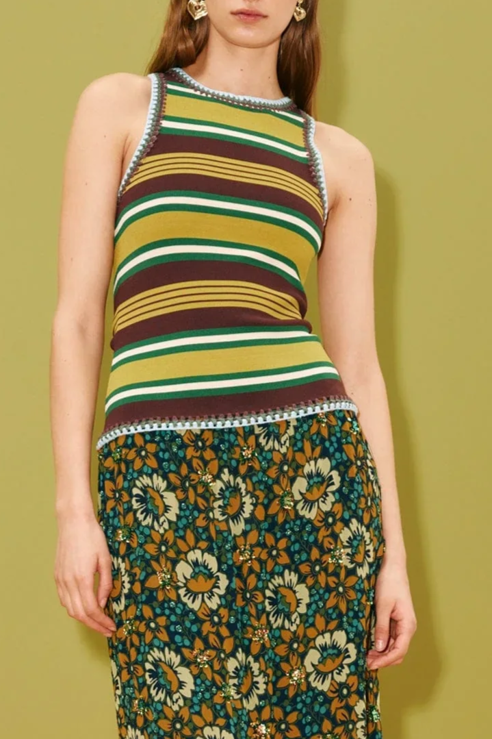 Clover Knit Top - Stripe