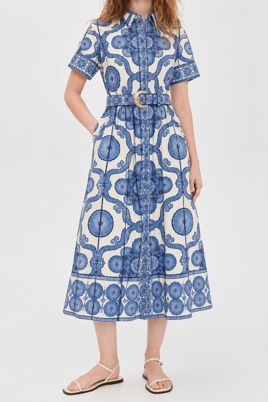 Malena Dress - Mod Floral Blue