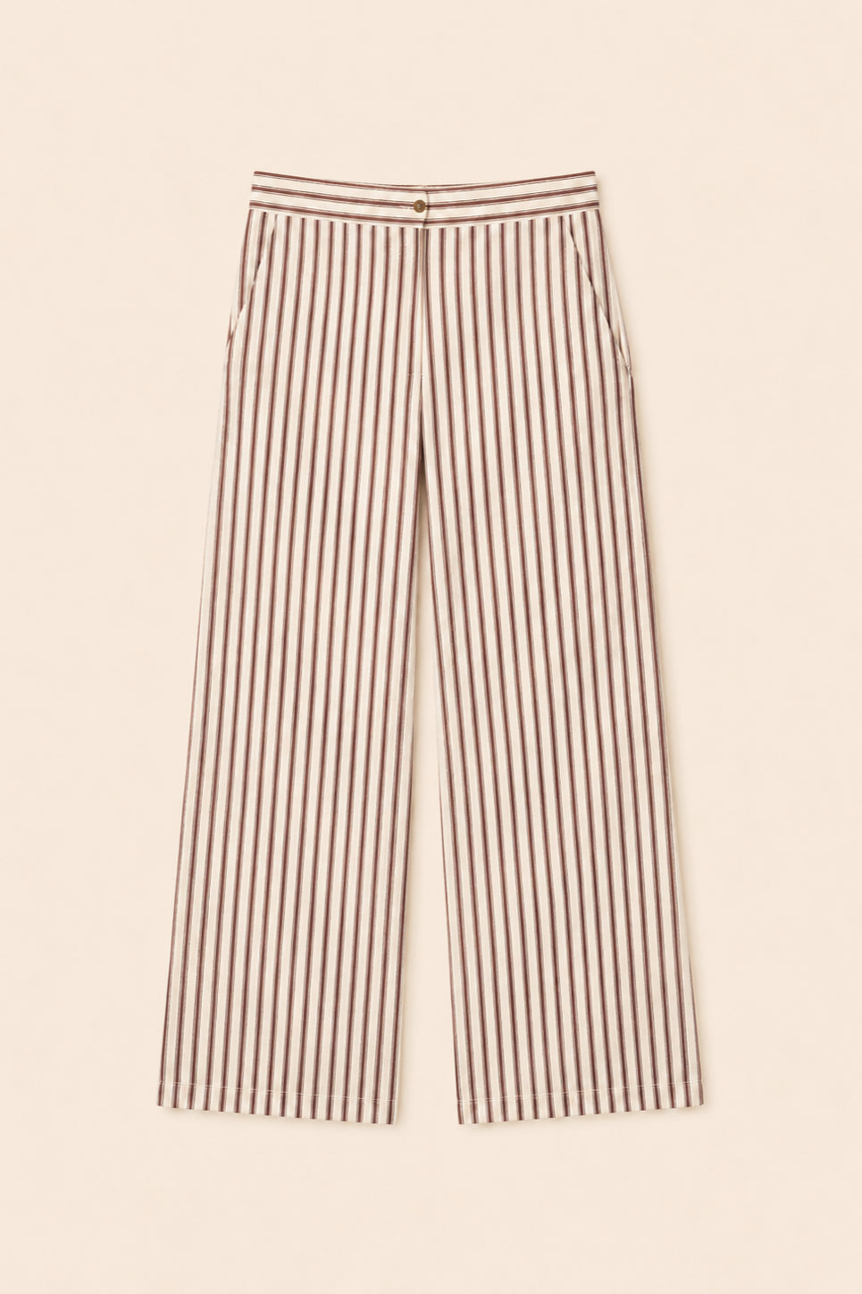 Pascale Pant - Brown Topaz Stripe