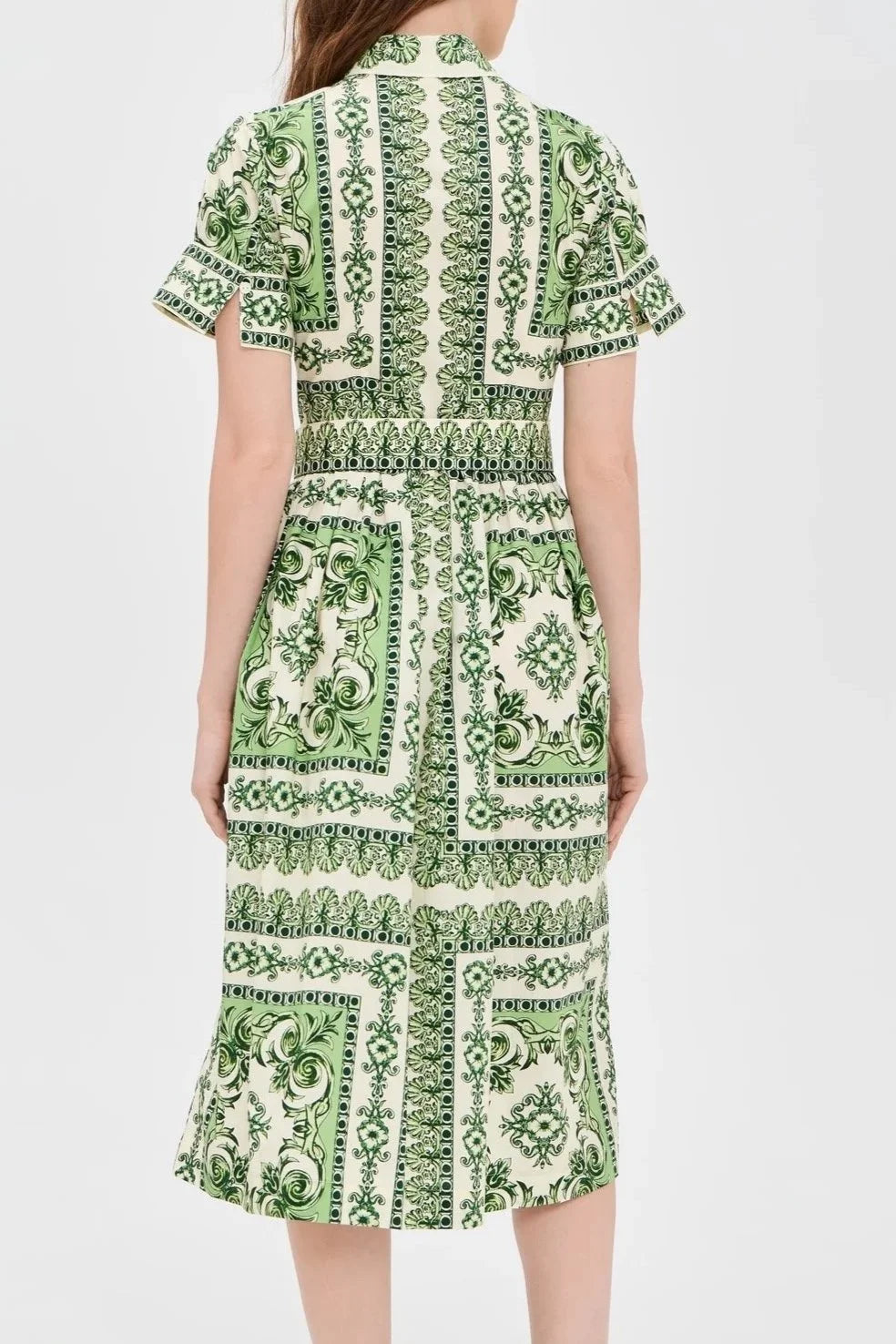 Malena Dress - Hudson Scarf Mint