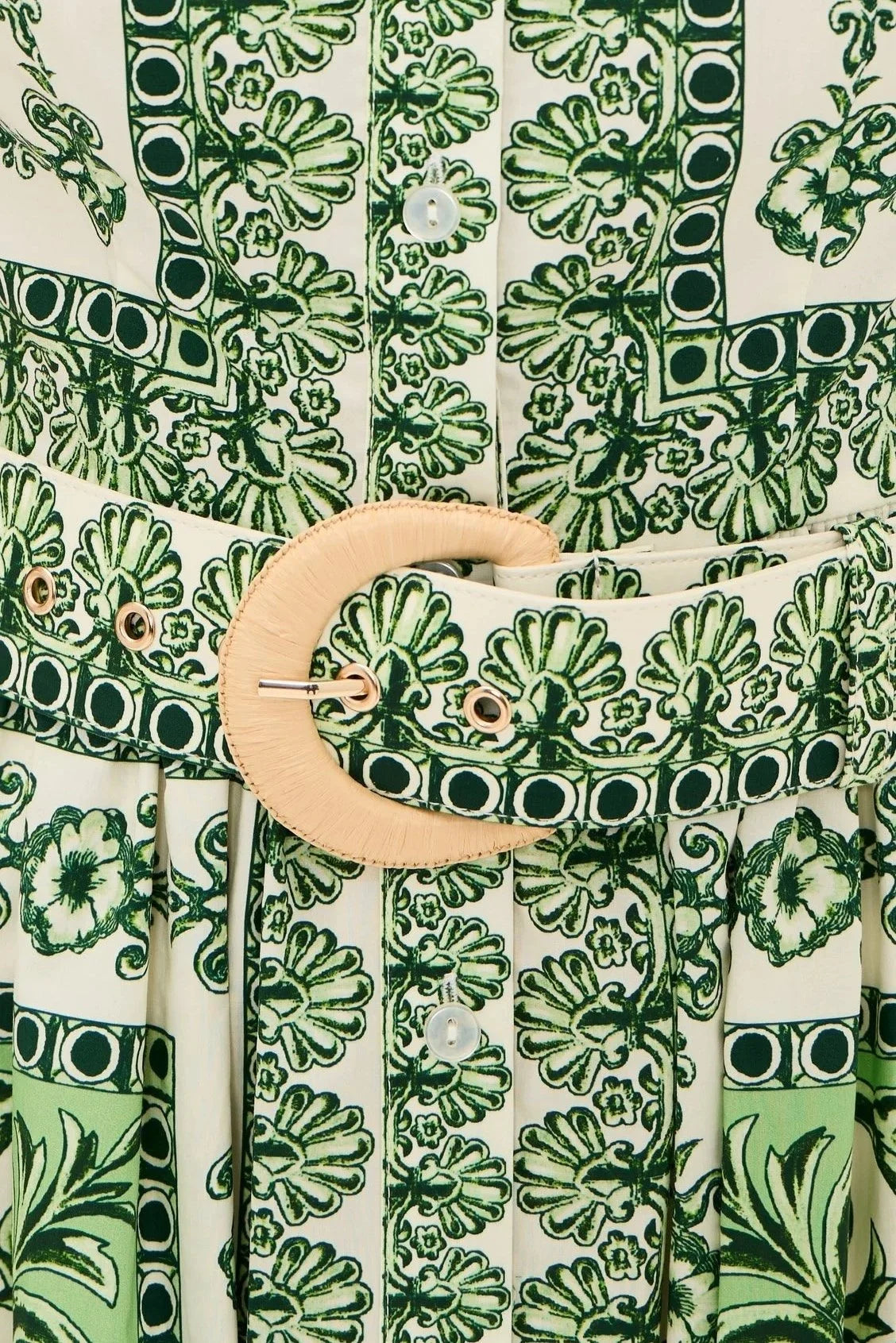 Malena Dress - Hudson Scarf Mint