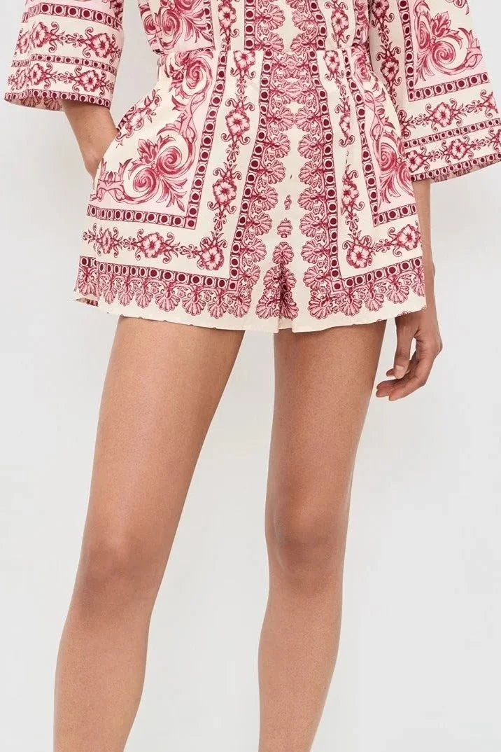 Roxy Shorts - Hudson Scarf Egret