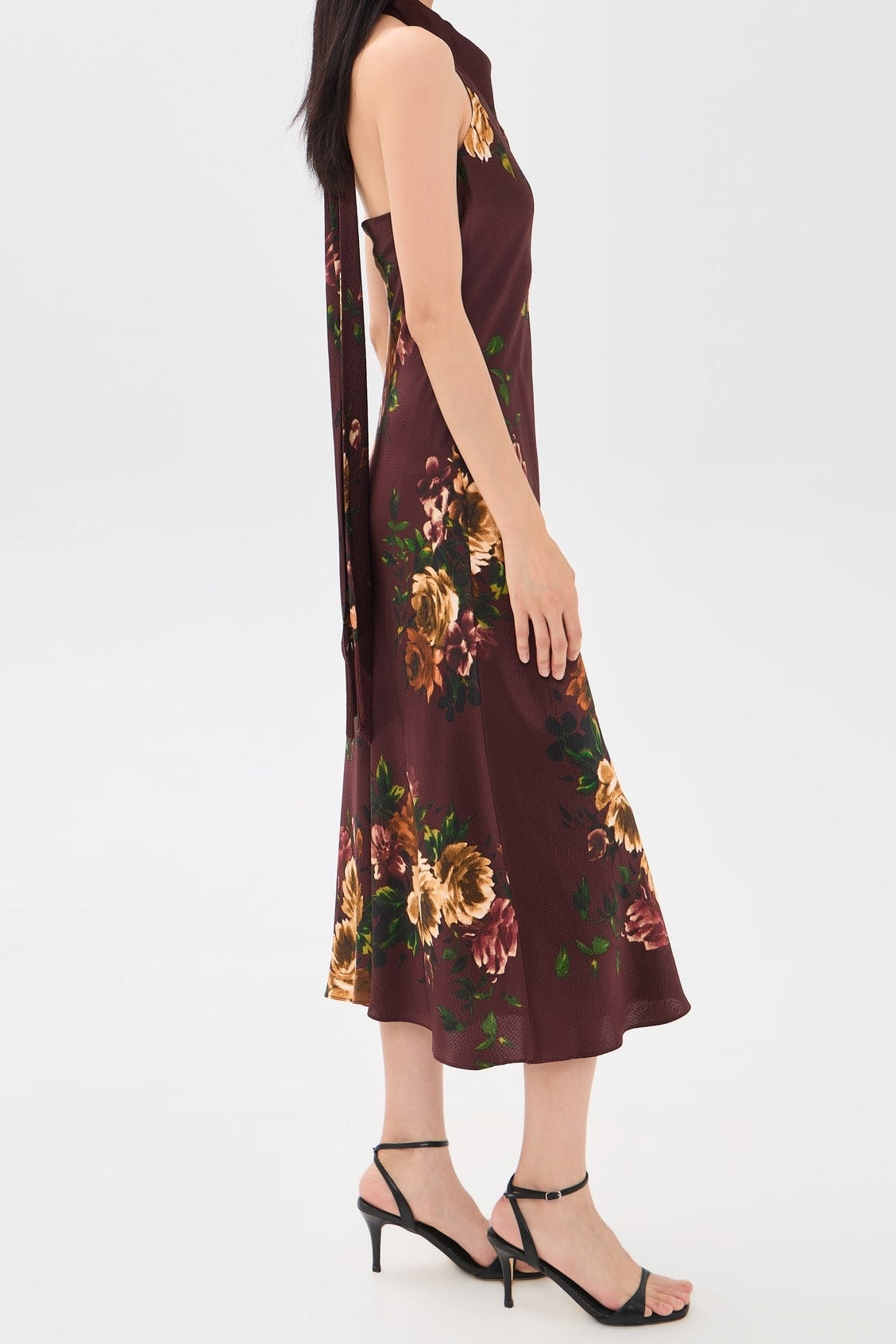 Fara Dress - Ariana Flora Merlot