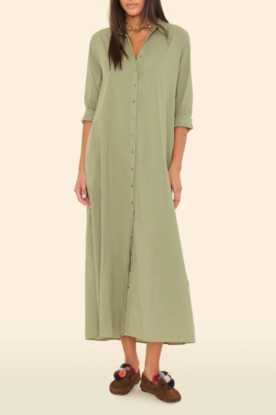 Boden Dress - Dark Seagrass