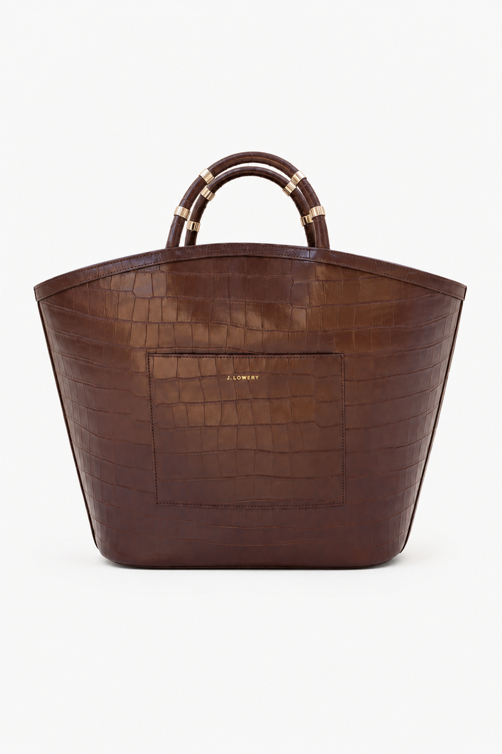 J. Lowery Tote - Espresso Croc