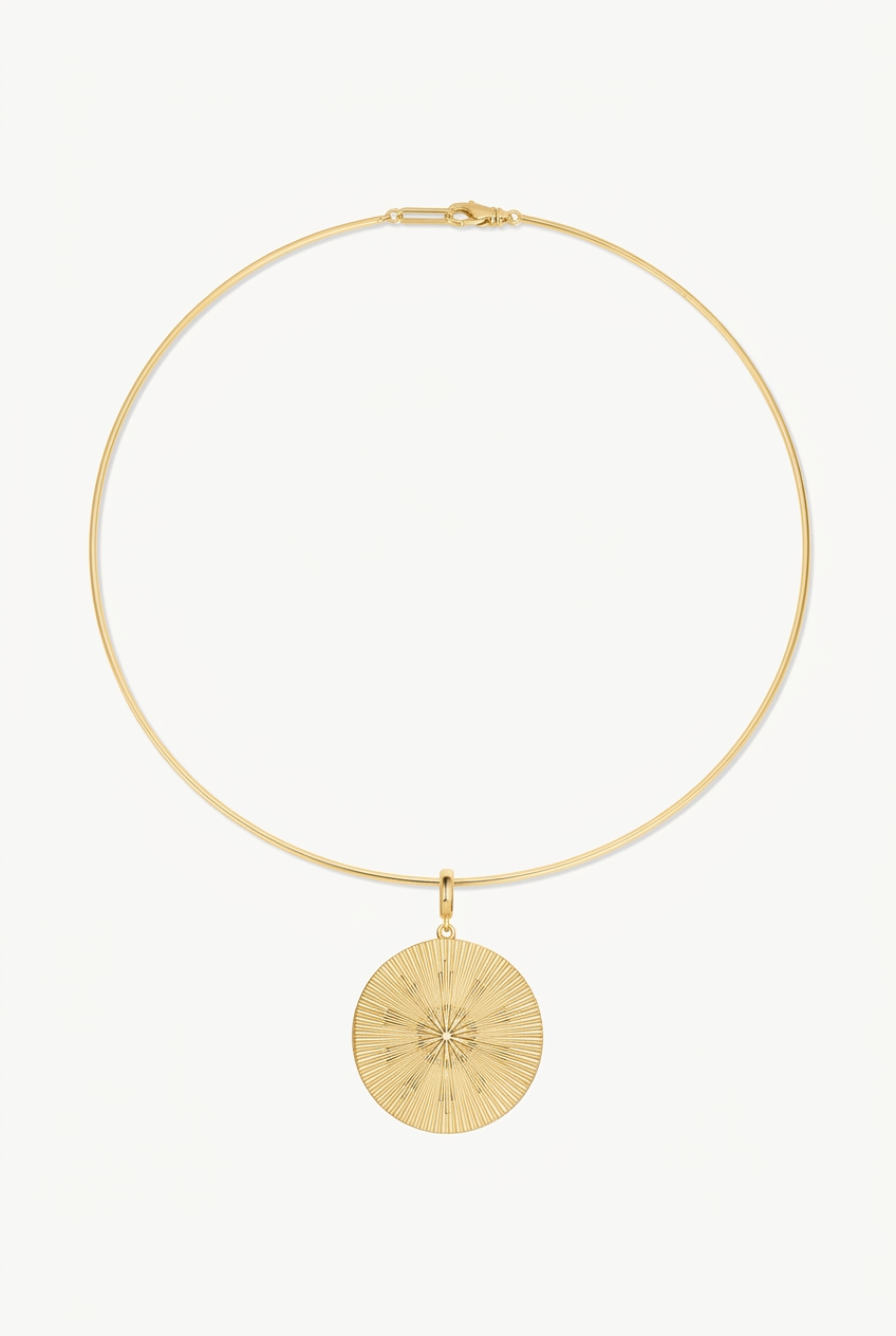 Sundial Grande Choker Necklace - 2:3 portrait