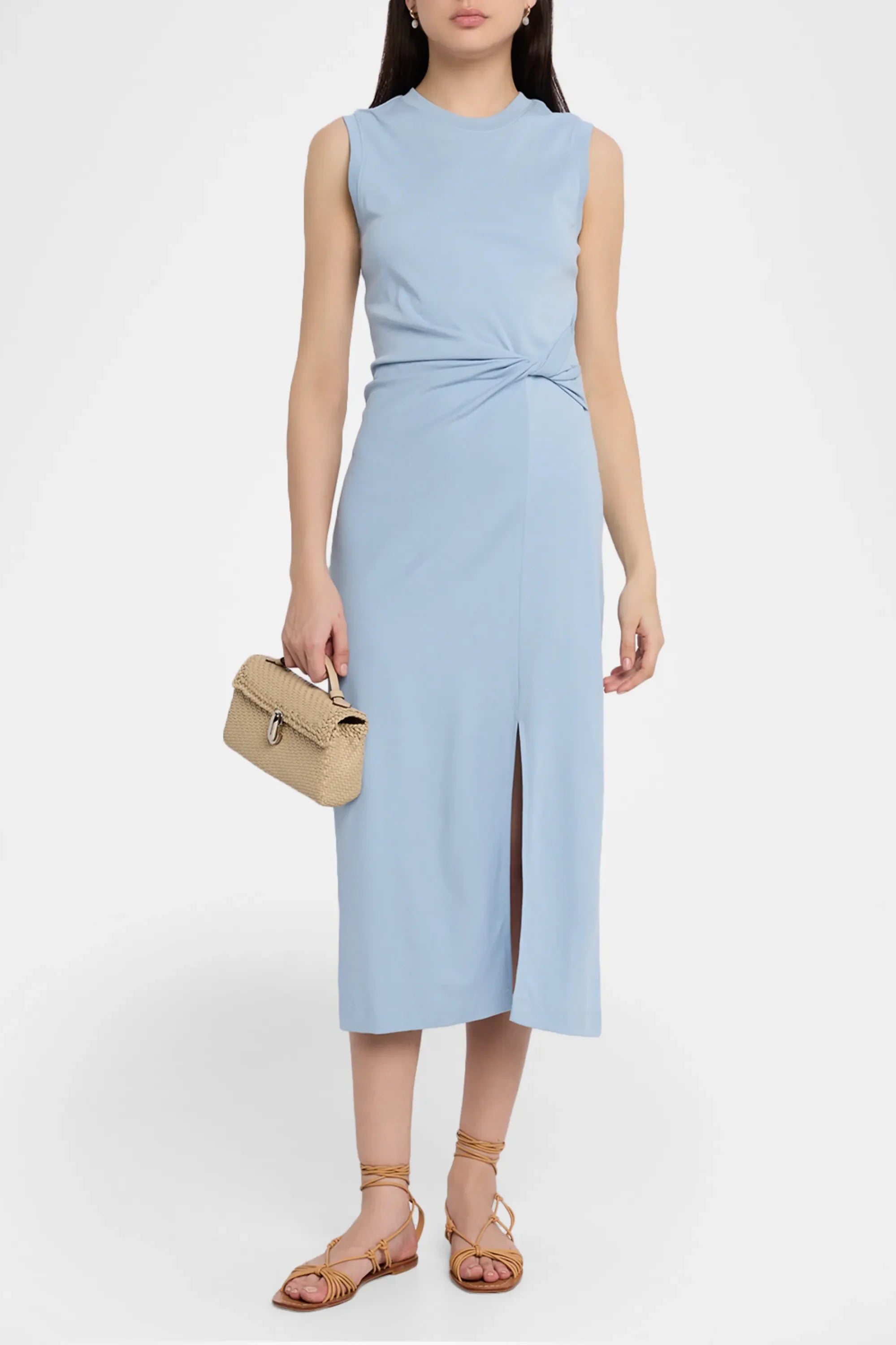 Sleeveless Cody Dress - Powder Blue
