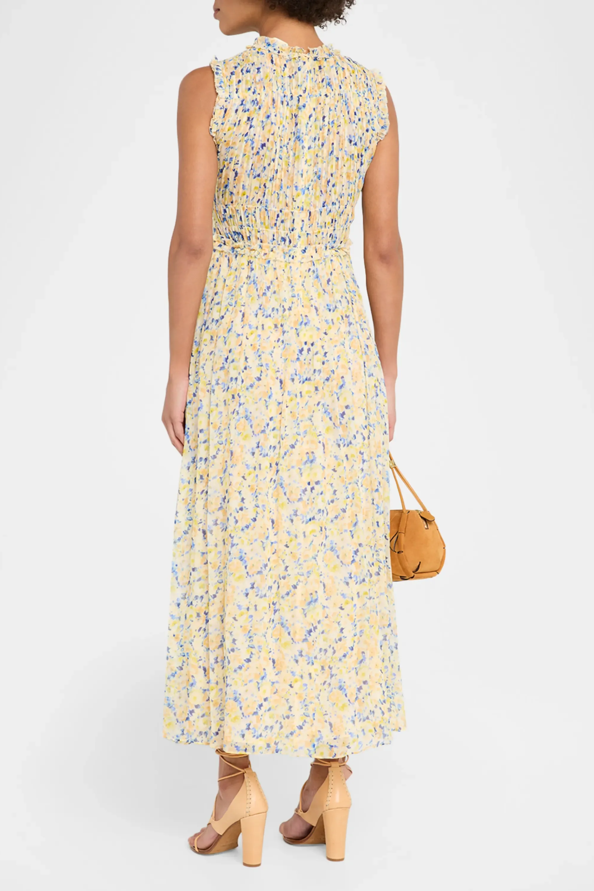 Kasia SL Silk Dress - Daffodil