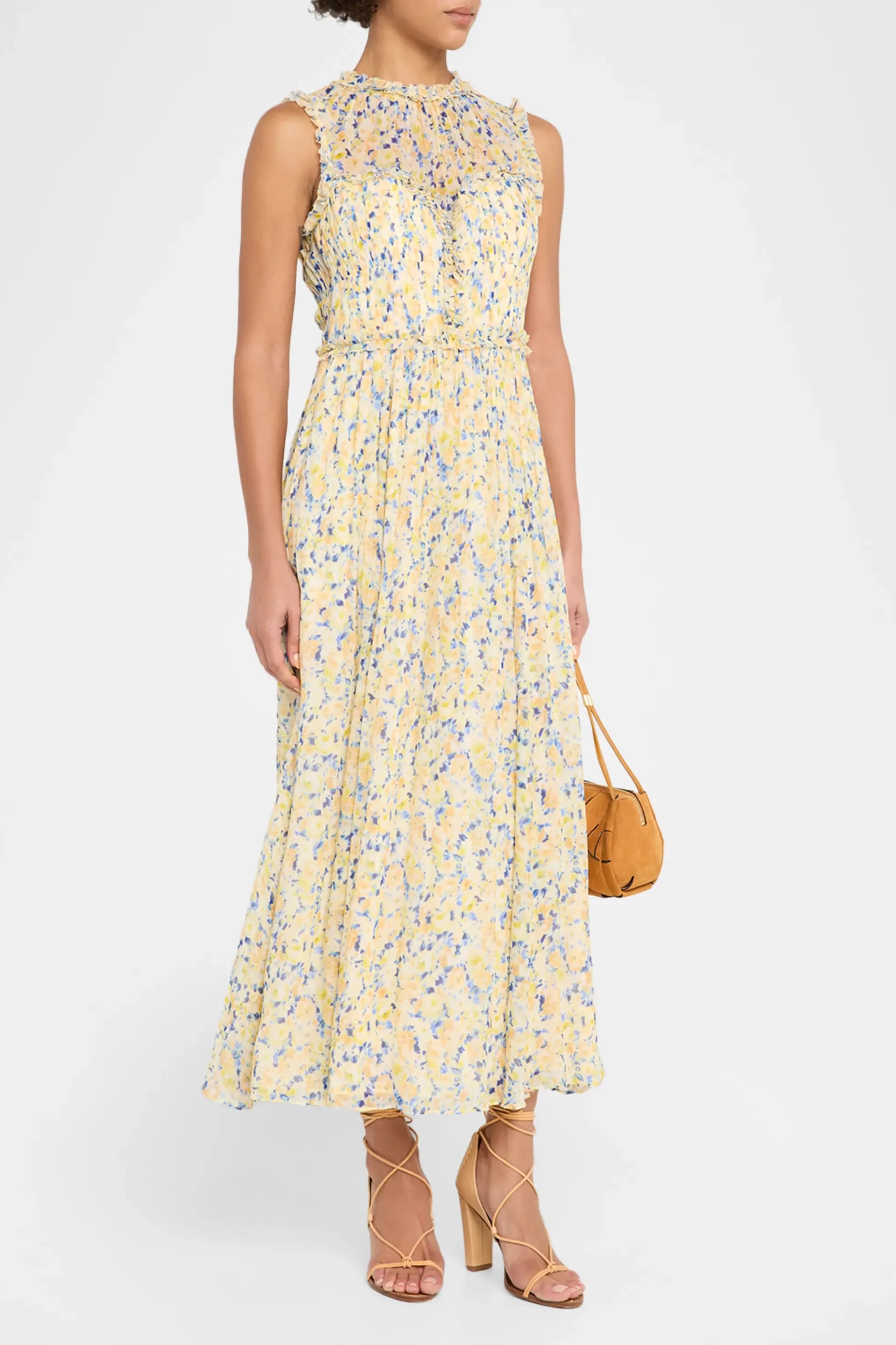 Kasia SL Silk Dress - Daffodil
