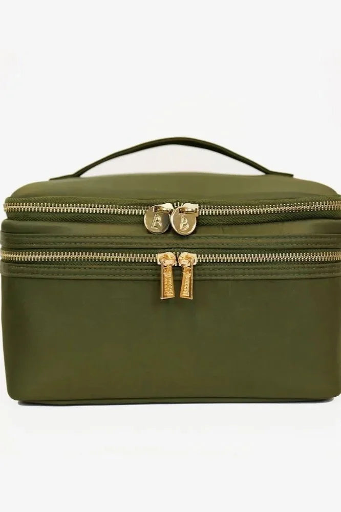 Trvl X Biscuit Train Case - Shelby Green