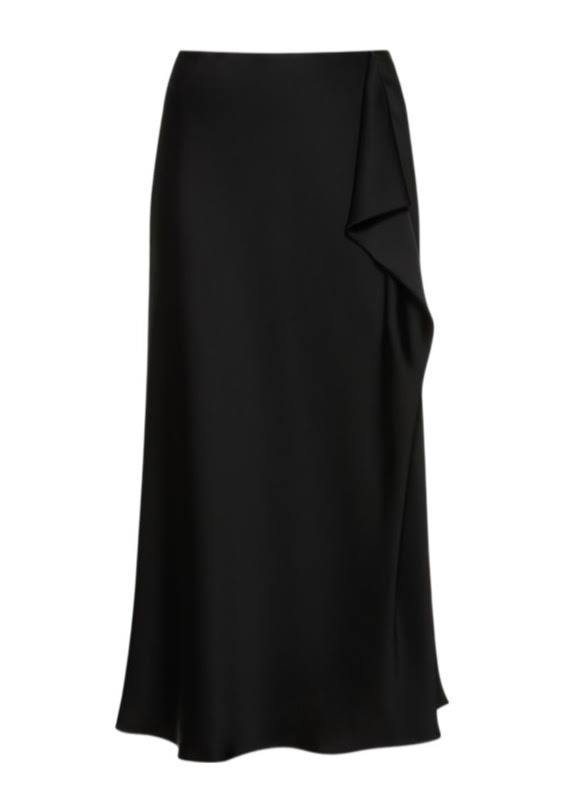 Blane Midi Skirt - Black