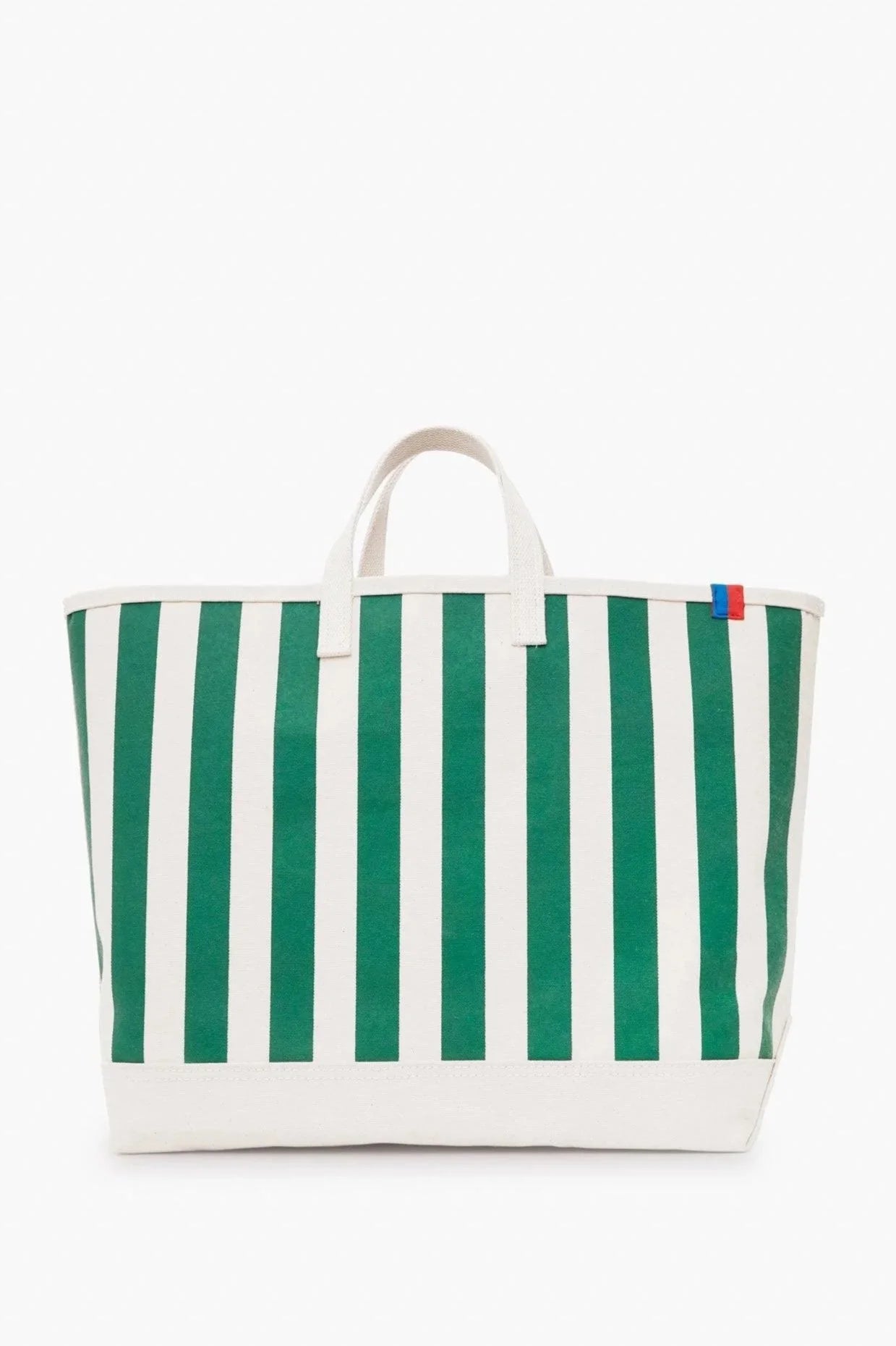 The All Over Striped Bag - Canvas/Green